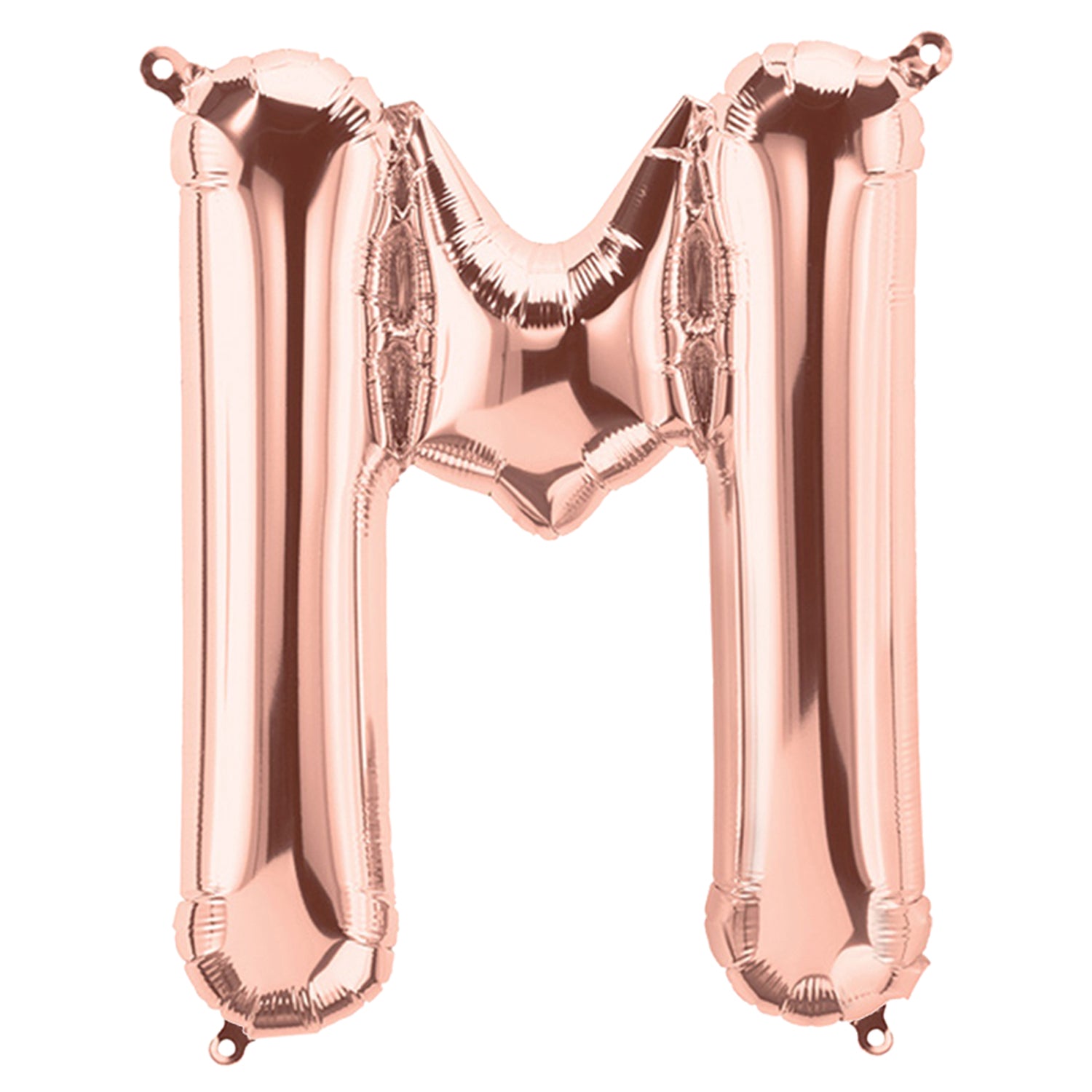 FUNXGO Folienballon Buchstabe in Rosegold - 17 Zoll