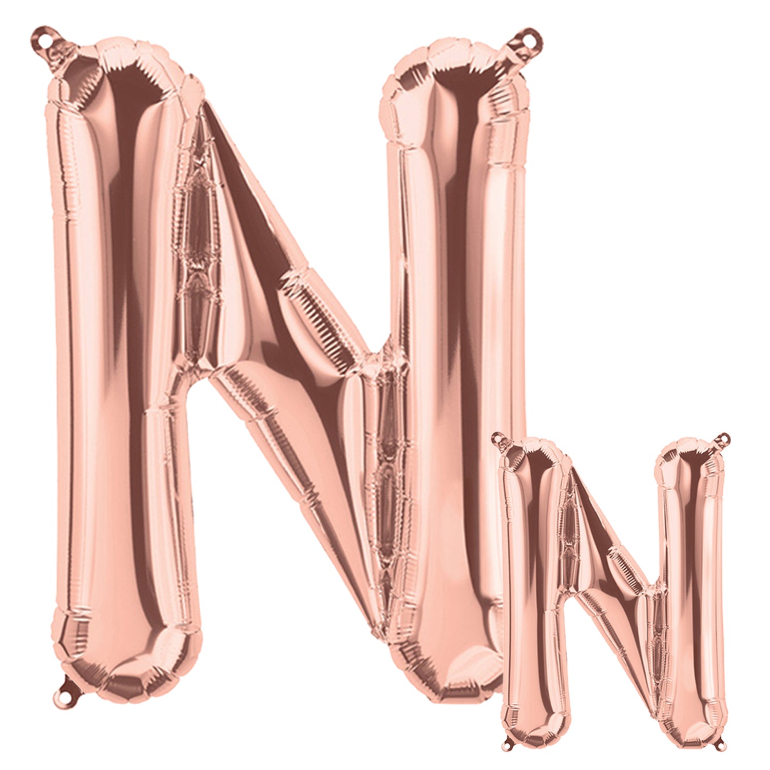 FUNXGO Folienballon Buchstaben in Rosagold Set - 17 Zoll und 42 Zoll
