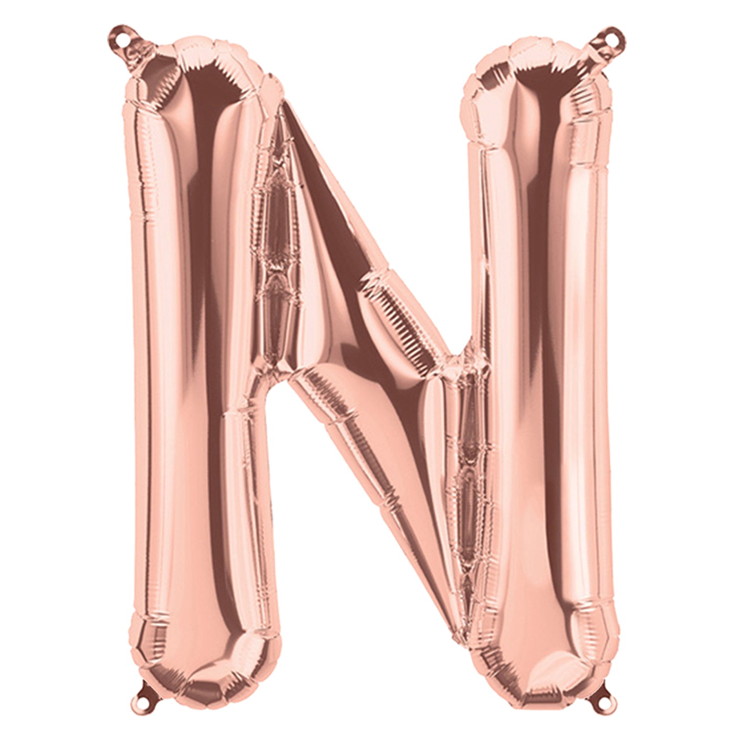 FUNXGO Folienballon Buchstabe in Rosegold - 17 Zoll