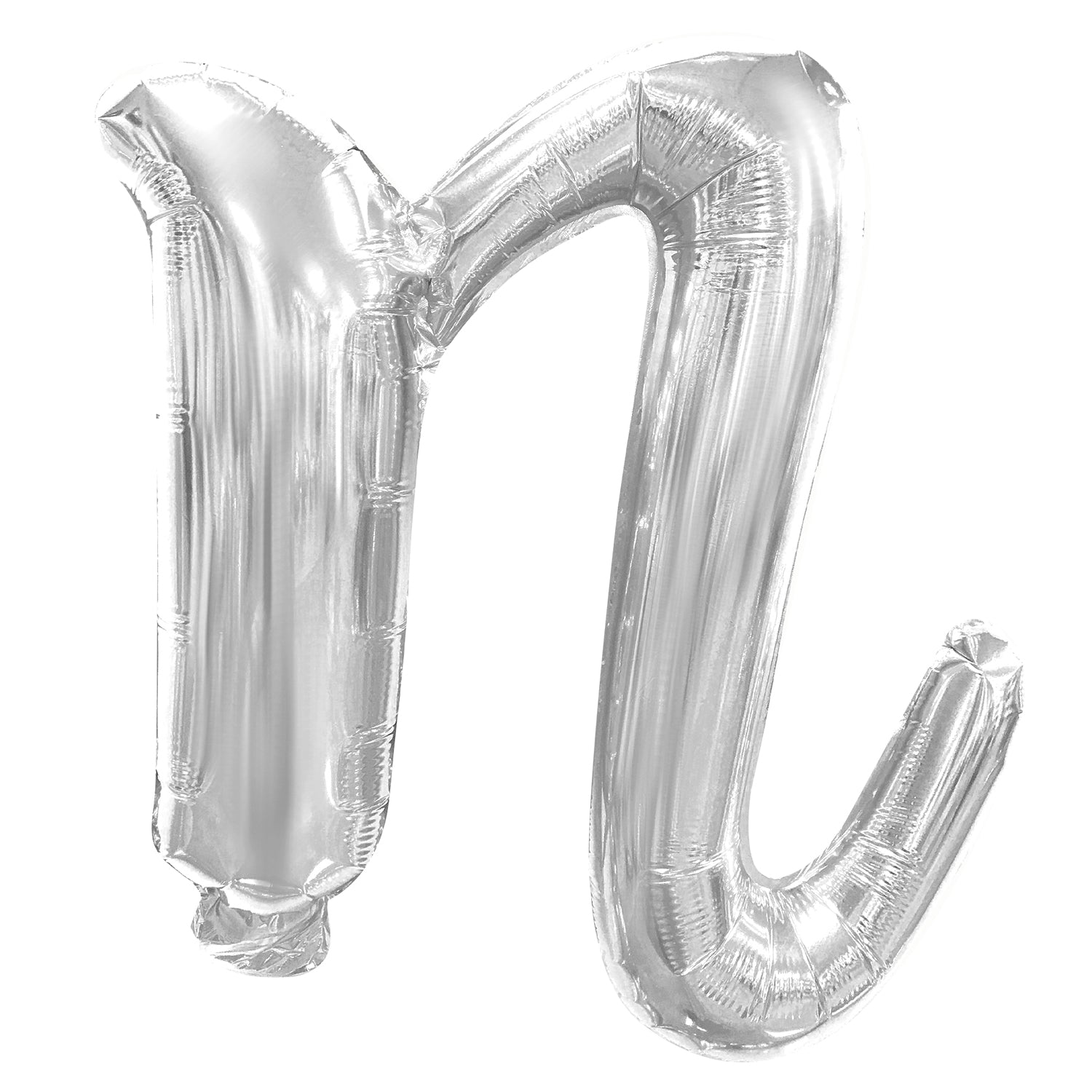 FUNXGO Folienballon Buchstabe in Silber - 17 Zoll