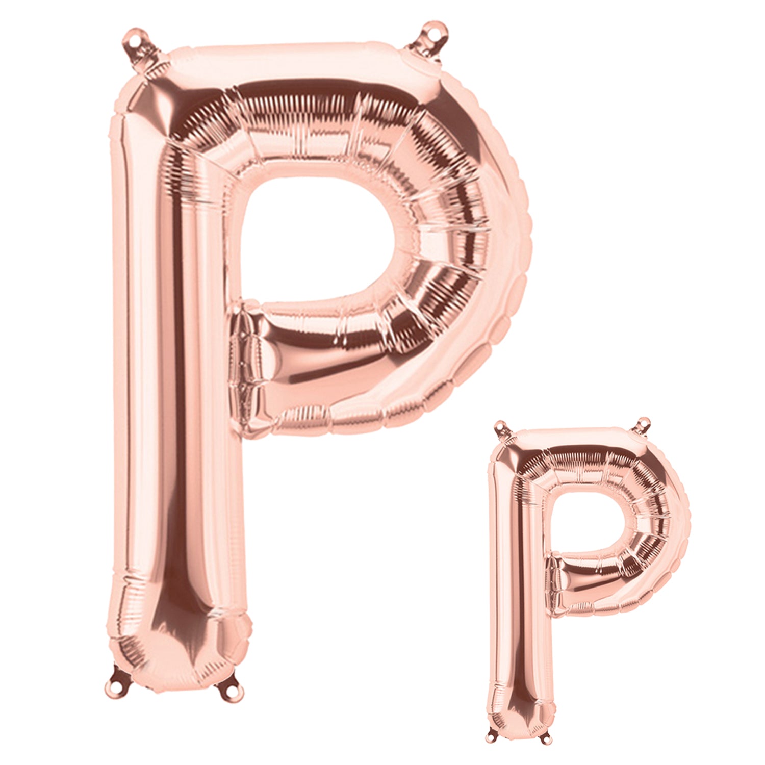 FUNXGO Folienballon Buchstaben in Rosagold Set - 17 Zoll und 42 Zoll