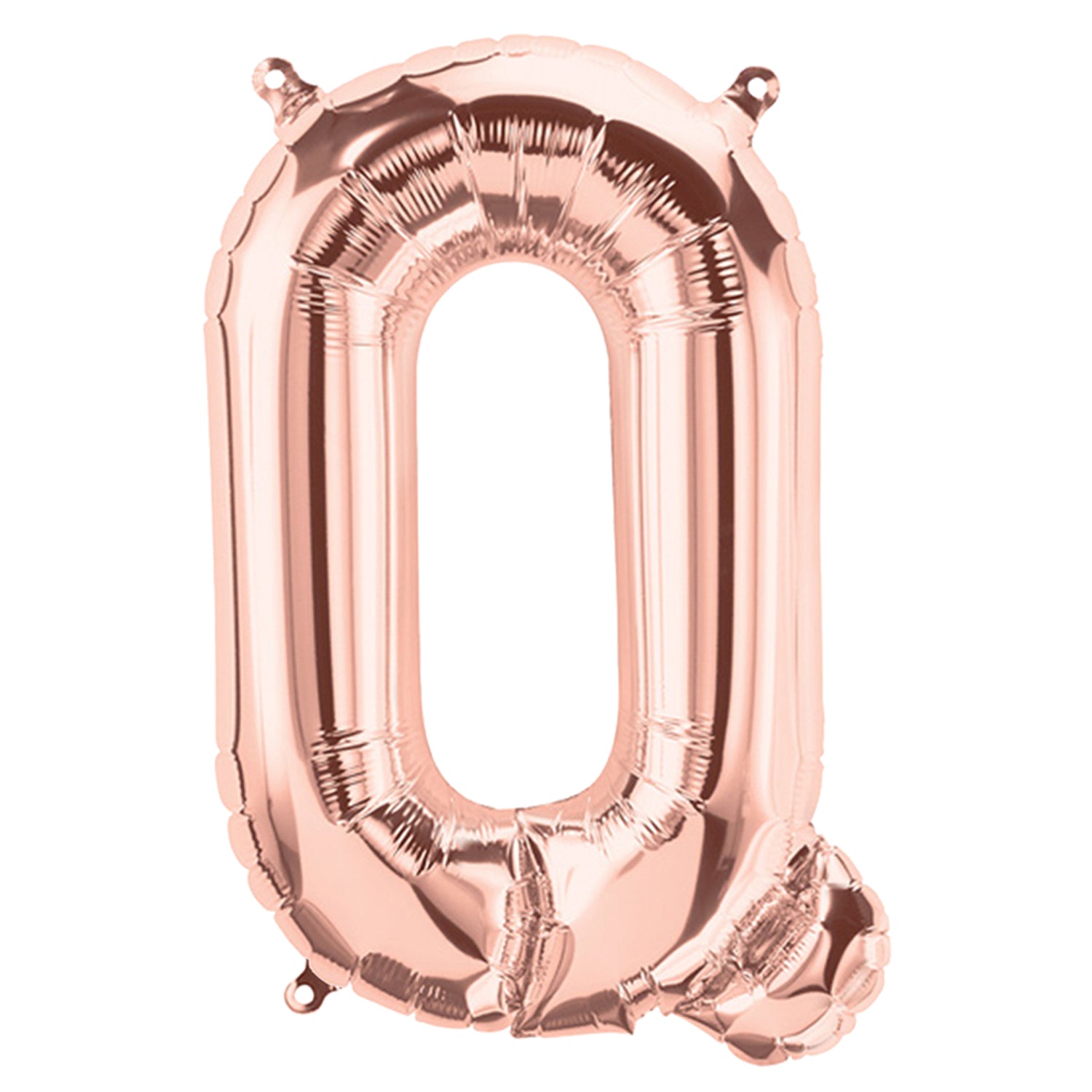 FUNXGO Folienballon Buchstabe in Rosegold - 17 Zoll