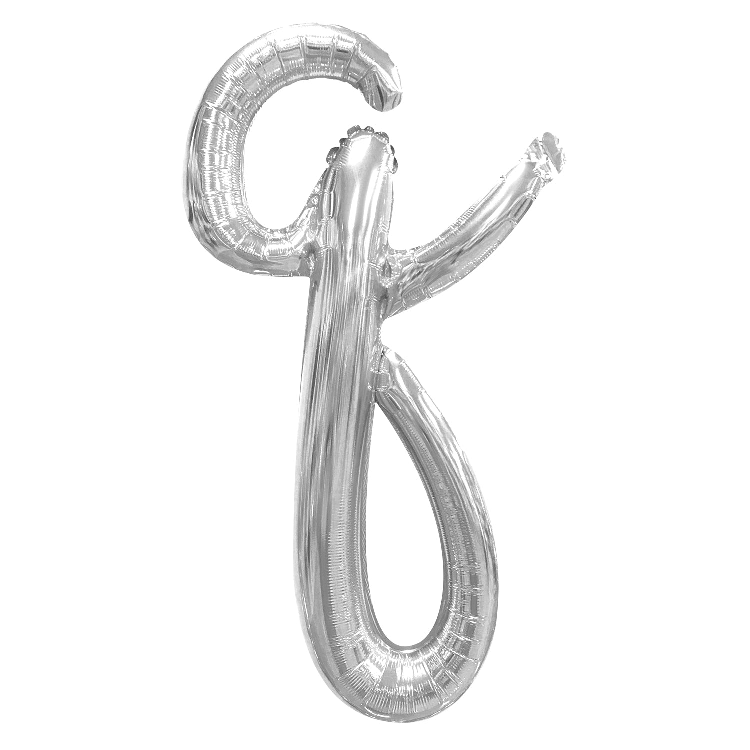 FUNXGO Folienballon Buchstabe in Silber - 17 Zoll