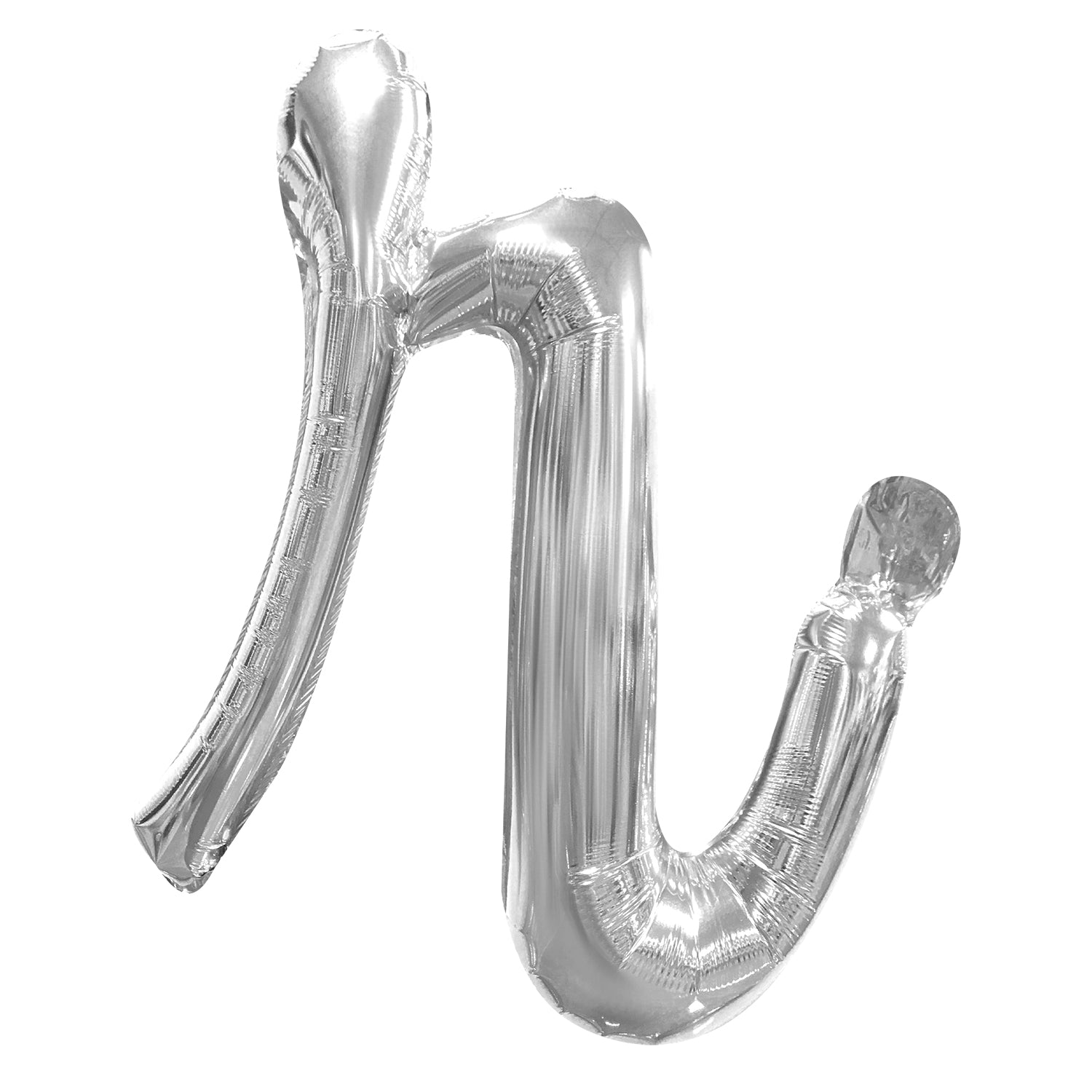 FUNXGO Folienballon Buchstabe in Silber - 17 Zoll