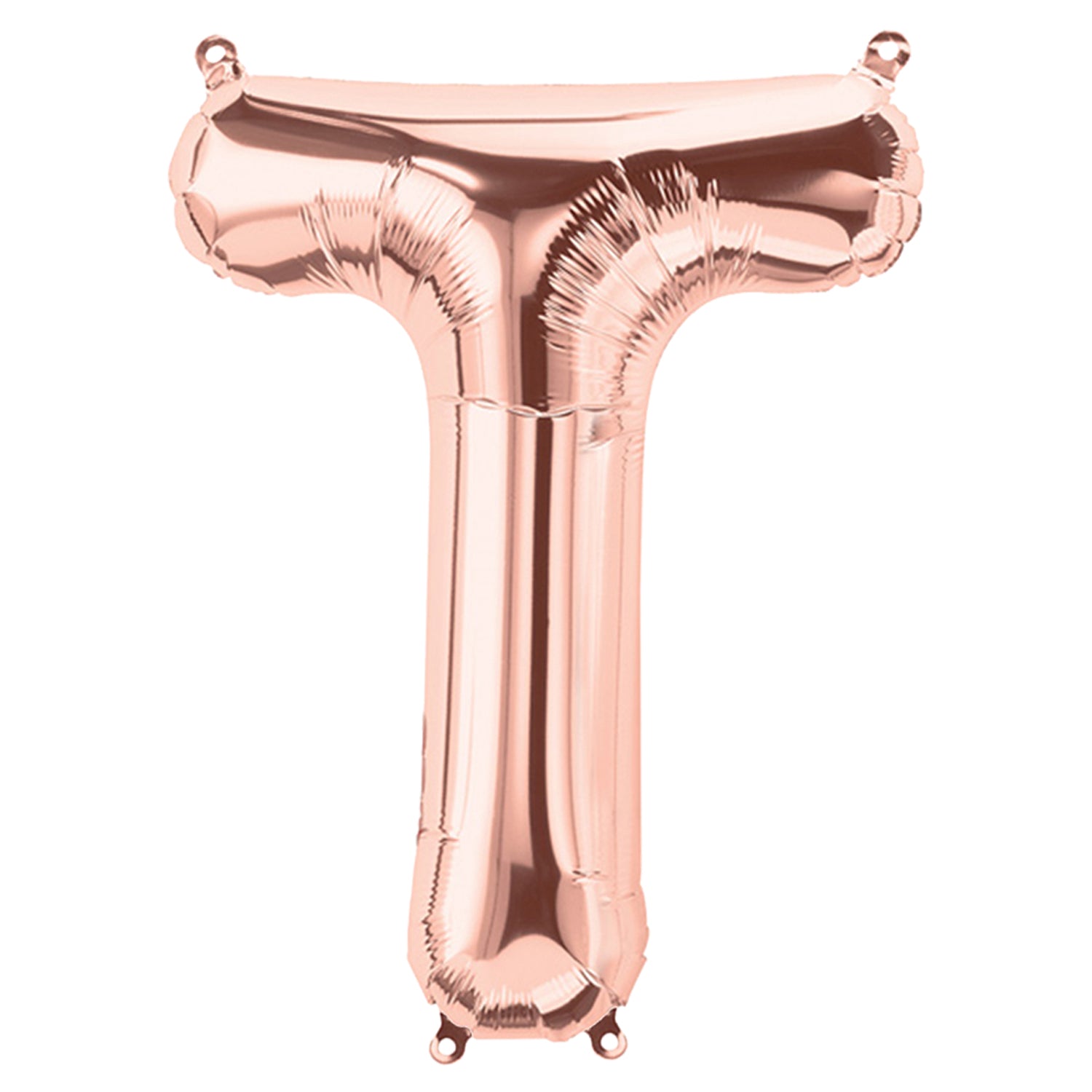 FUNXGO Folienballon Buchstabe in Rosegold - 17 Zoll