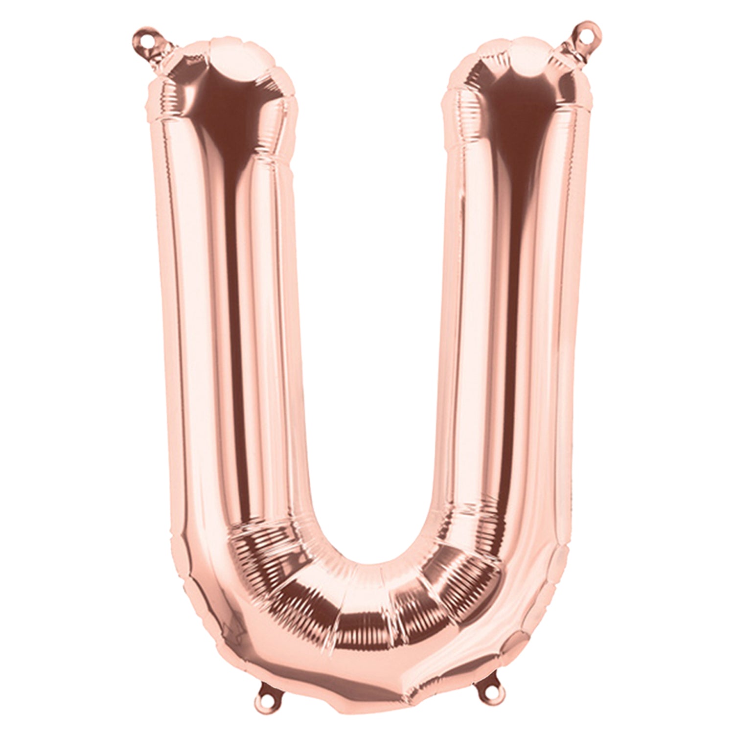 FUNXGO Folienballon Buchstabe in Rosegold - 17 Zoll