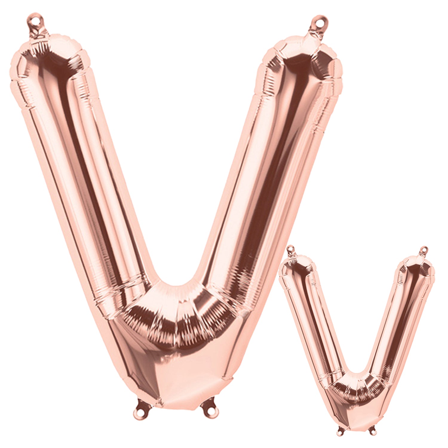 FUNXGO Folienballon Buchstaben in Rosagold Set - 17 Zoll und 42 Zoll