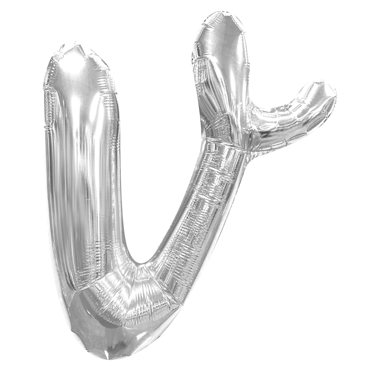 FUNXGO Folienballon Buchstabe in Silber - 17 Zoll