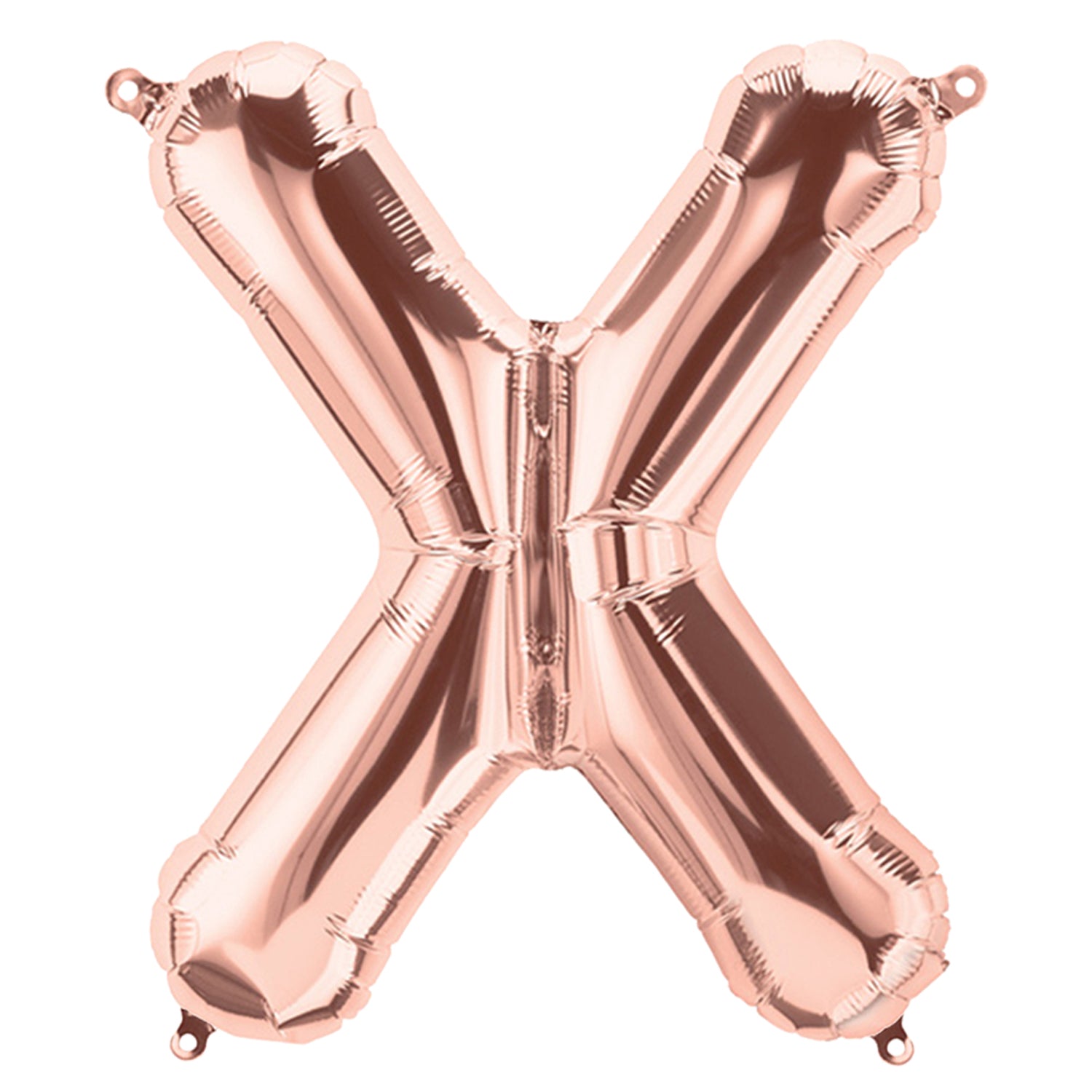 FUNXGO Folienballon Buchstabe in Rosegold - 17 Zoll