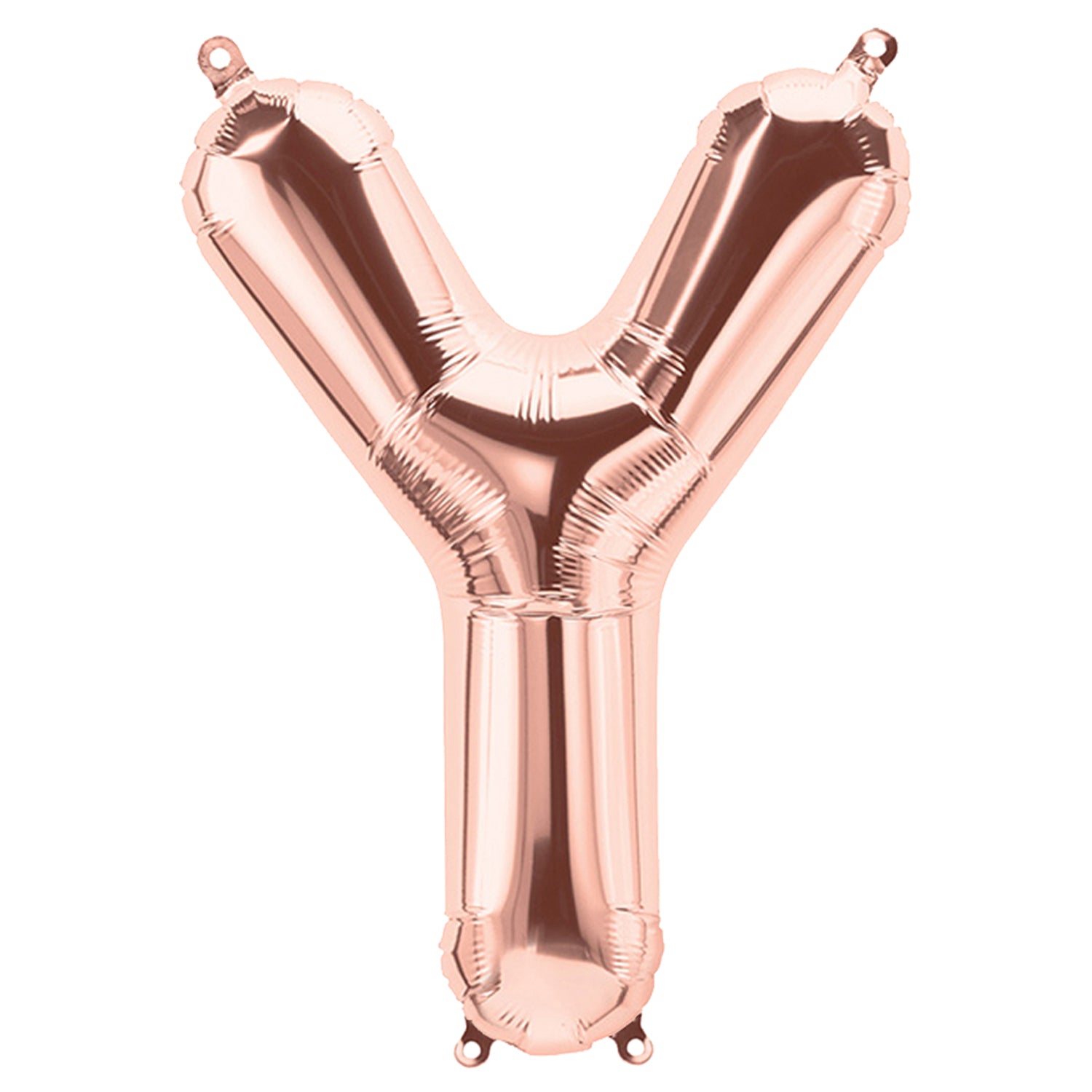 FUNXGO Folienballon Buchstabe in Rosegold - 17 Zoll