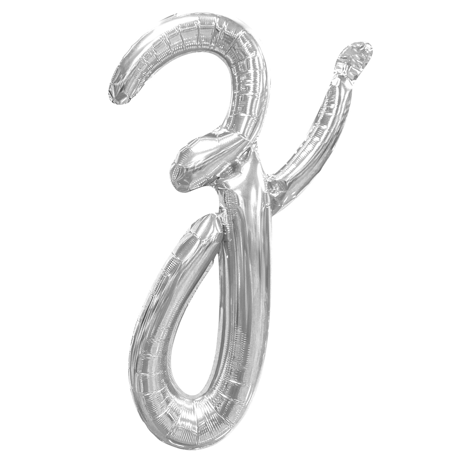 FUNXGO Folienballon Buchstabe in Silber - 17 Zoll