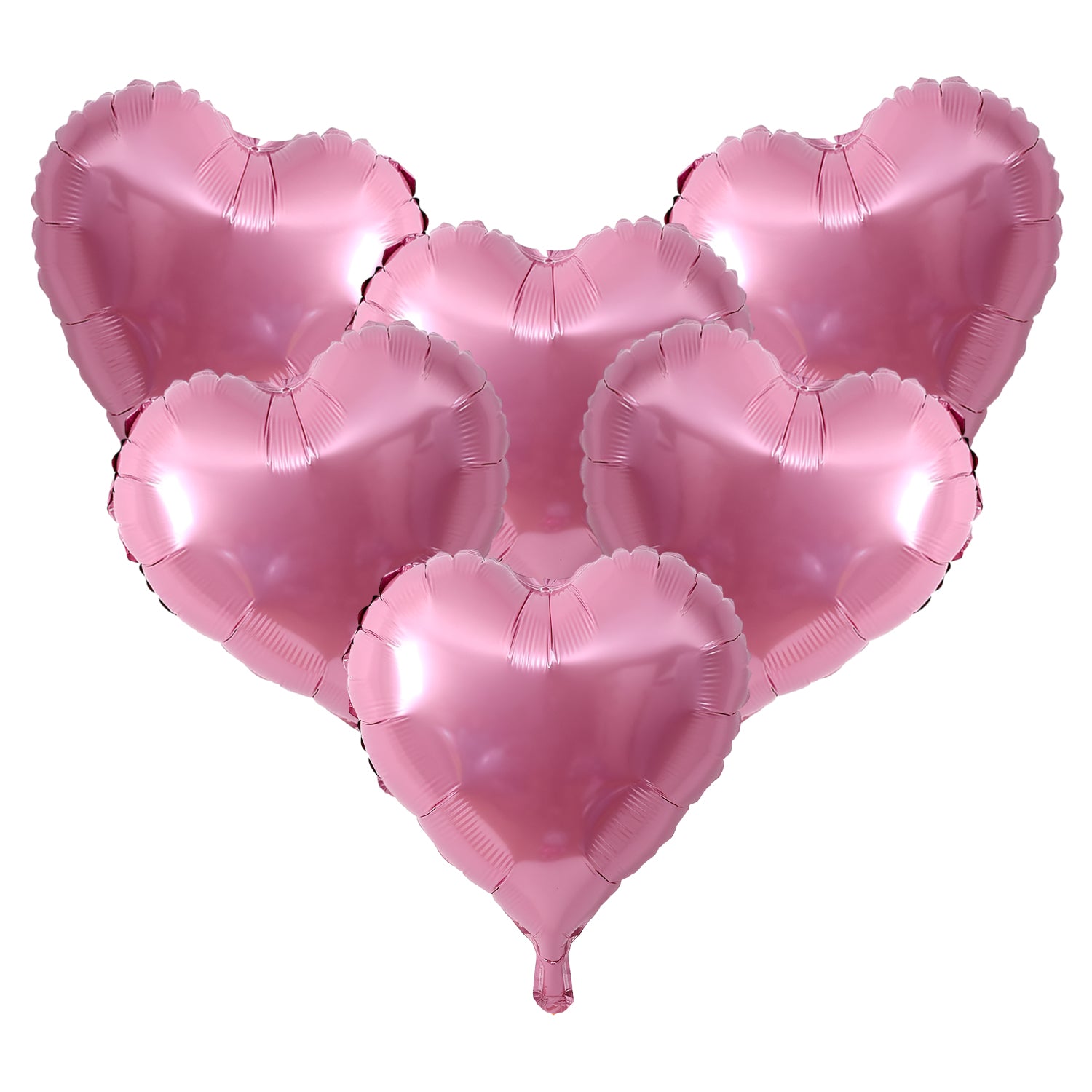 FUNXGO Herz-Folieballon 46cm - 10 Stück