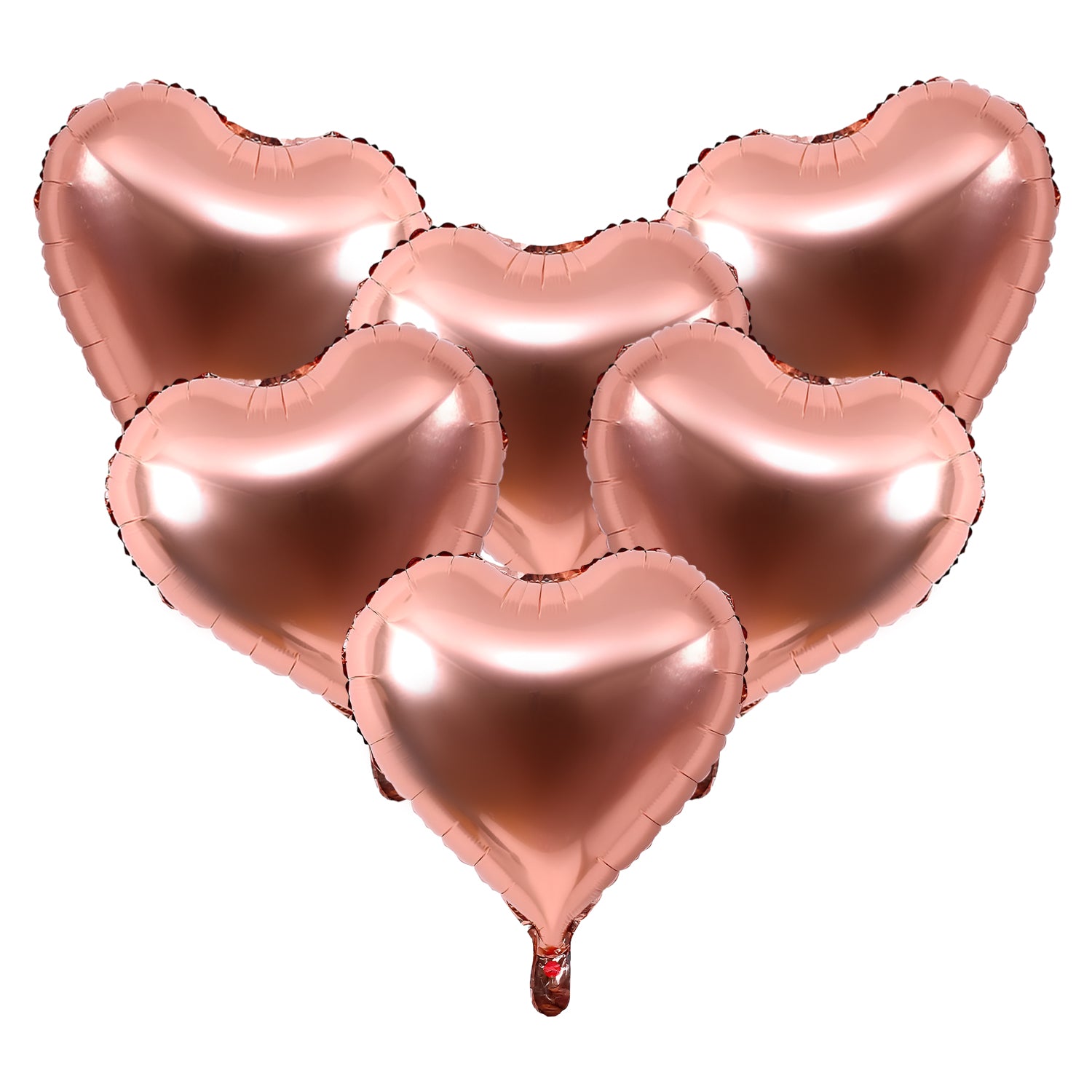 FUNXGO Herz-Folieballon 46cm - 10 Stück