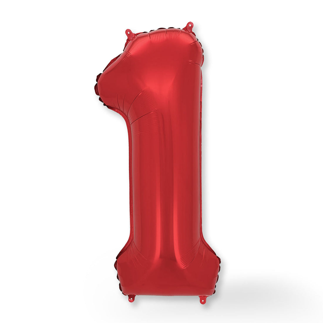 FUNXGO Folienballon - Zahl in Rot - 42 Zoll