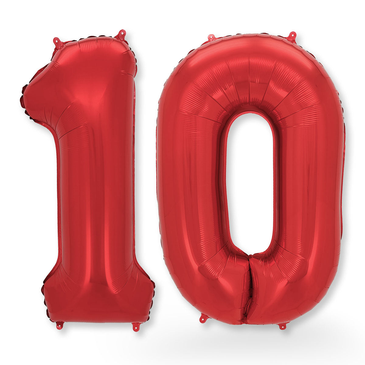 FUNXGO Folienballon - Zahl in Rot - 42 Zoll