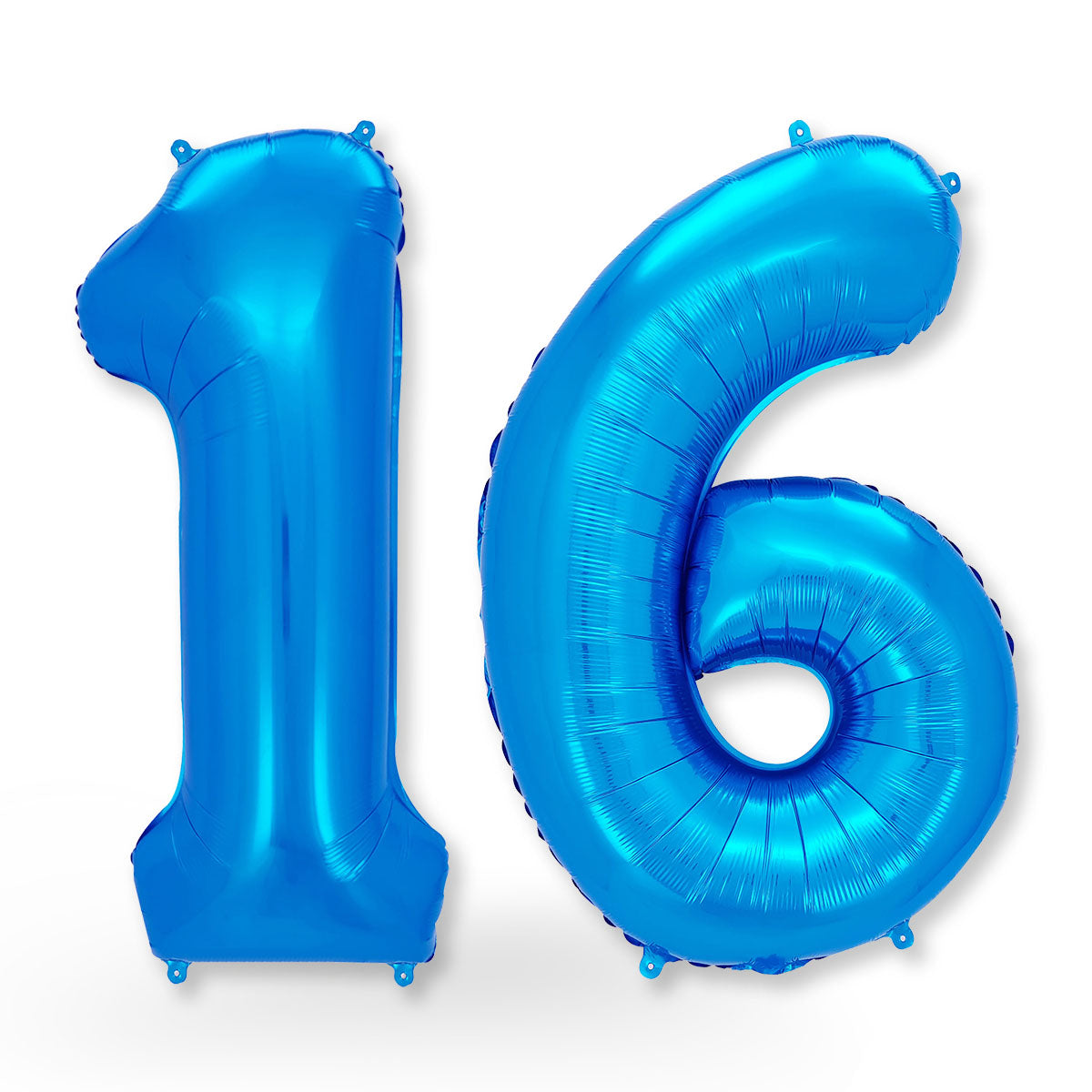 FUNXGO Folienballon - Zahl in Blau - 42 Zoll