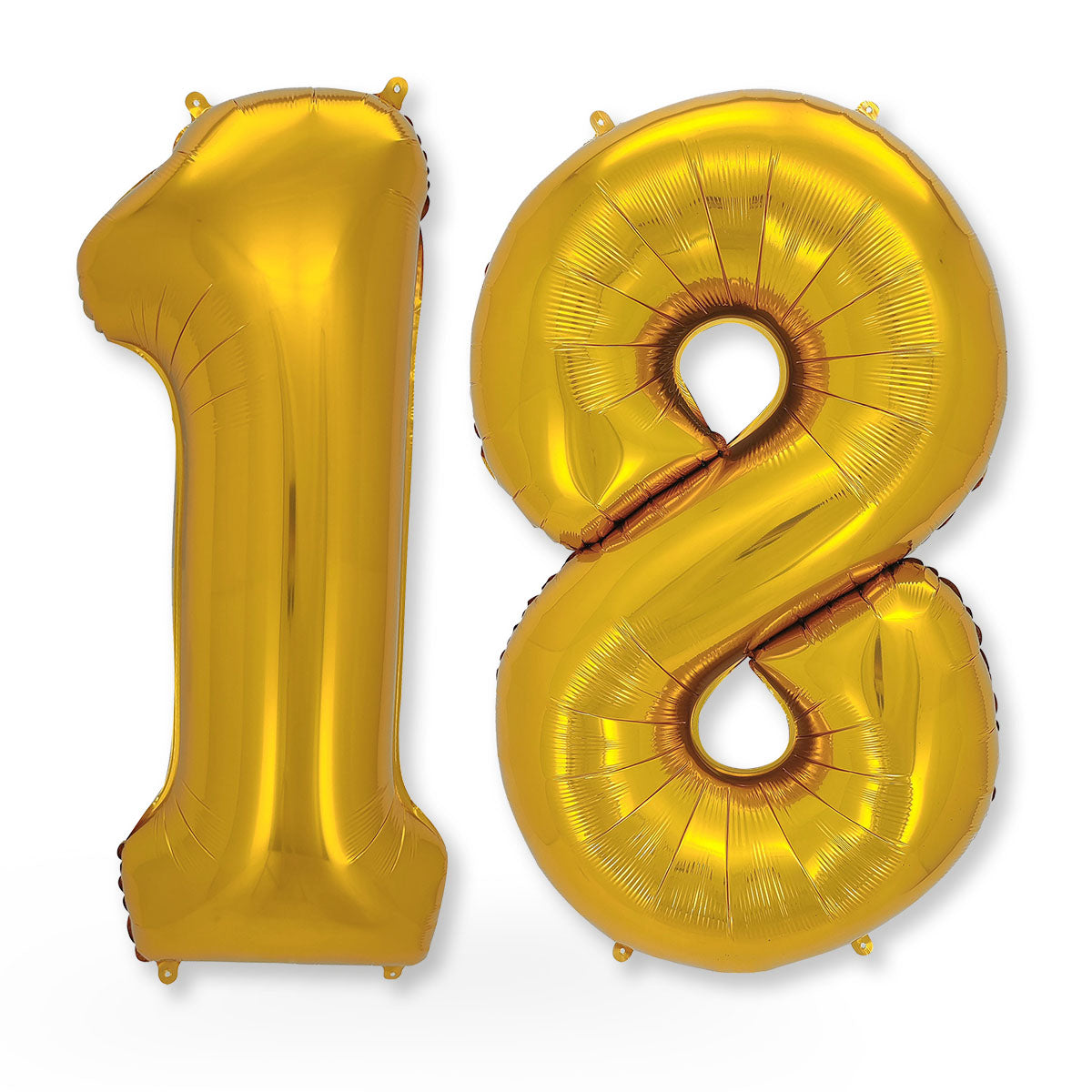 FUNXGO Folienballon - Zahl in Gold - 42 Zoll