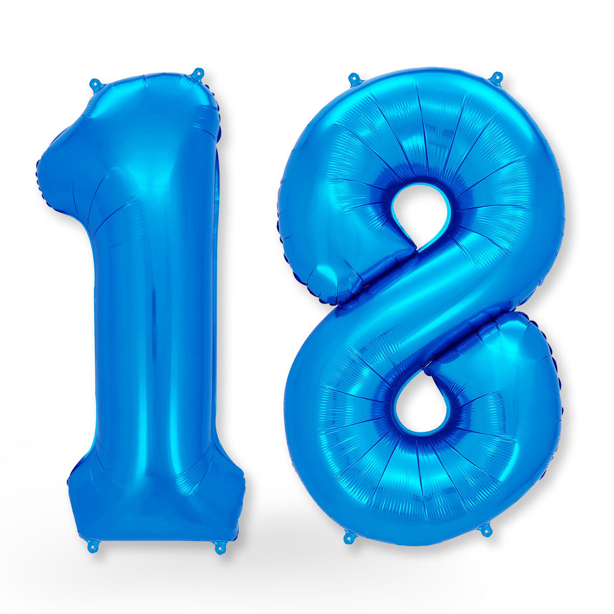 FUNXGO Folienballon - Zahl in Blau - 42 Zoll