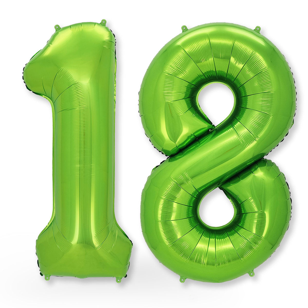 FUNXGO Folienballon - Zahl in Grün - 42 Zoll