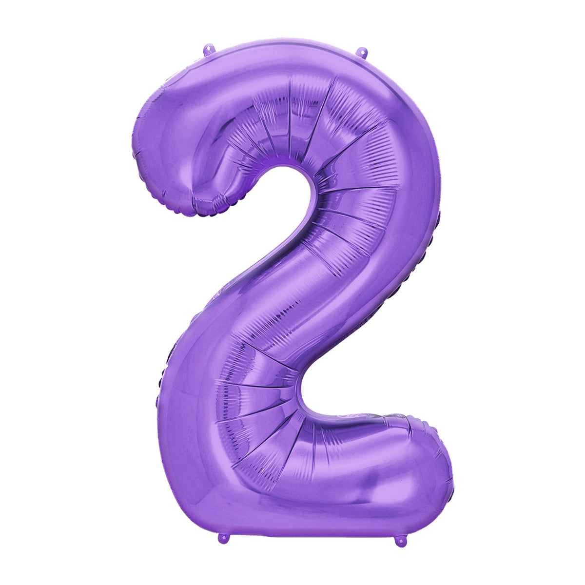 FUNXGO Folienballon - Zahl in Lila - 42 Zoll
