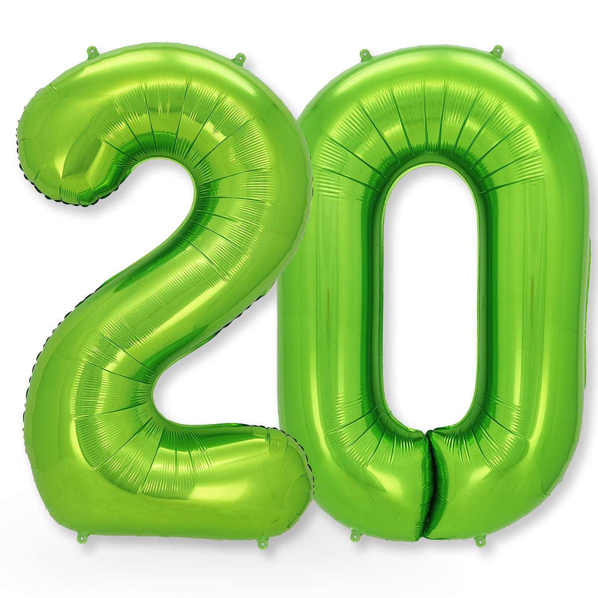 FUNXGO Folienballon - Zahl in Grün - 42 Zoll