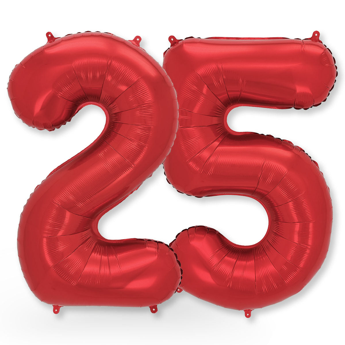 FUNXGO Folienballon - Zahl in Rot - 42 Zoll