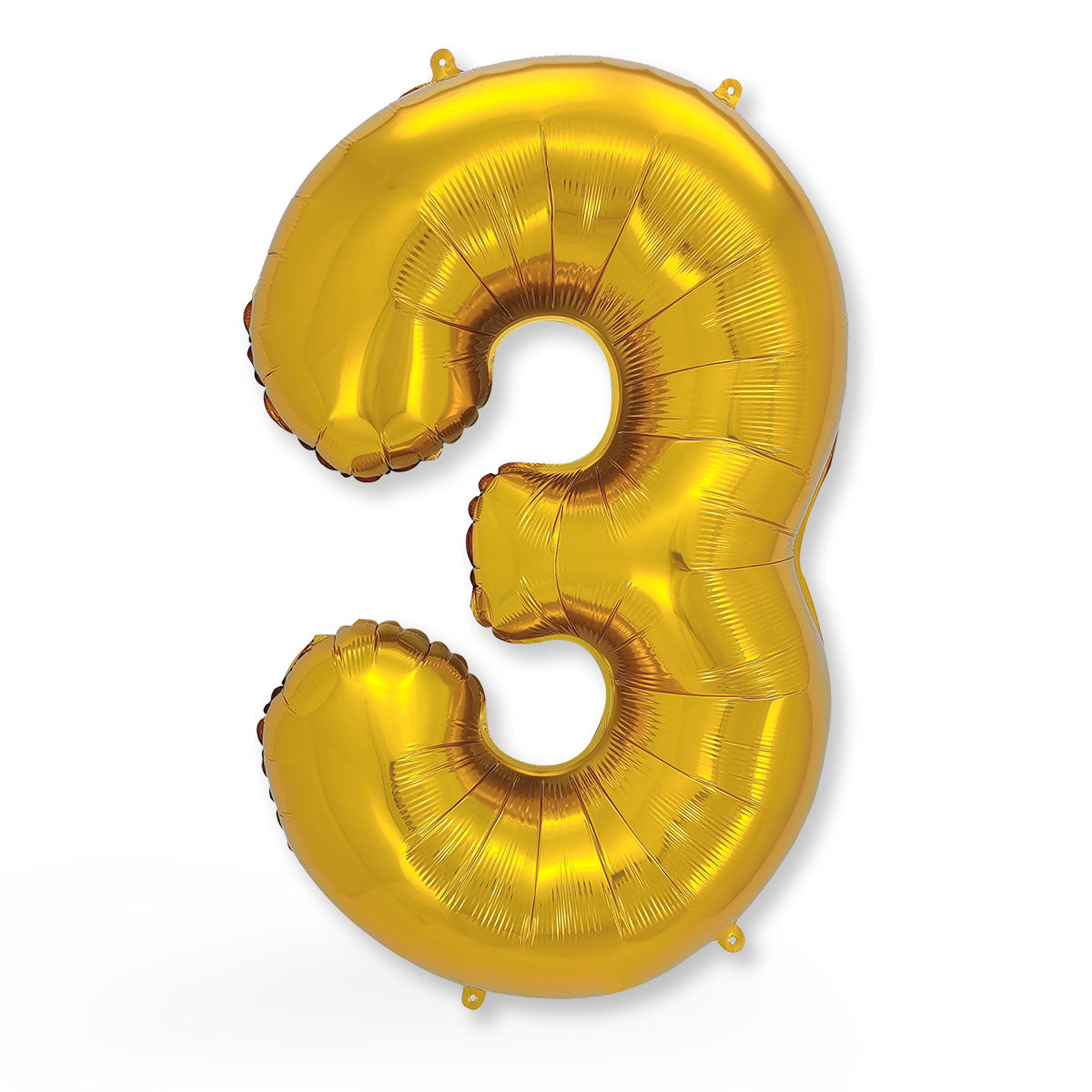 FUNXGO Folienballon - Zahl in Gold - 42 Zoll