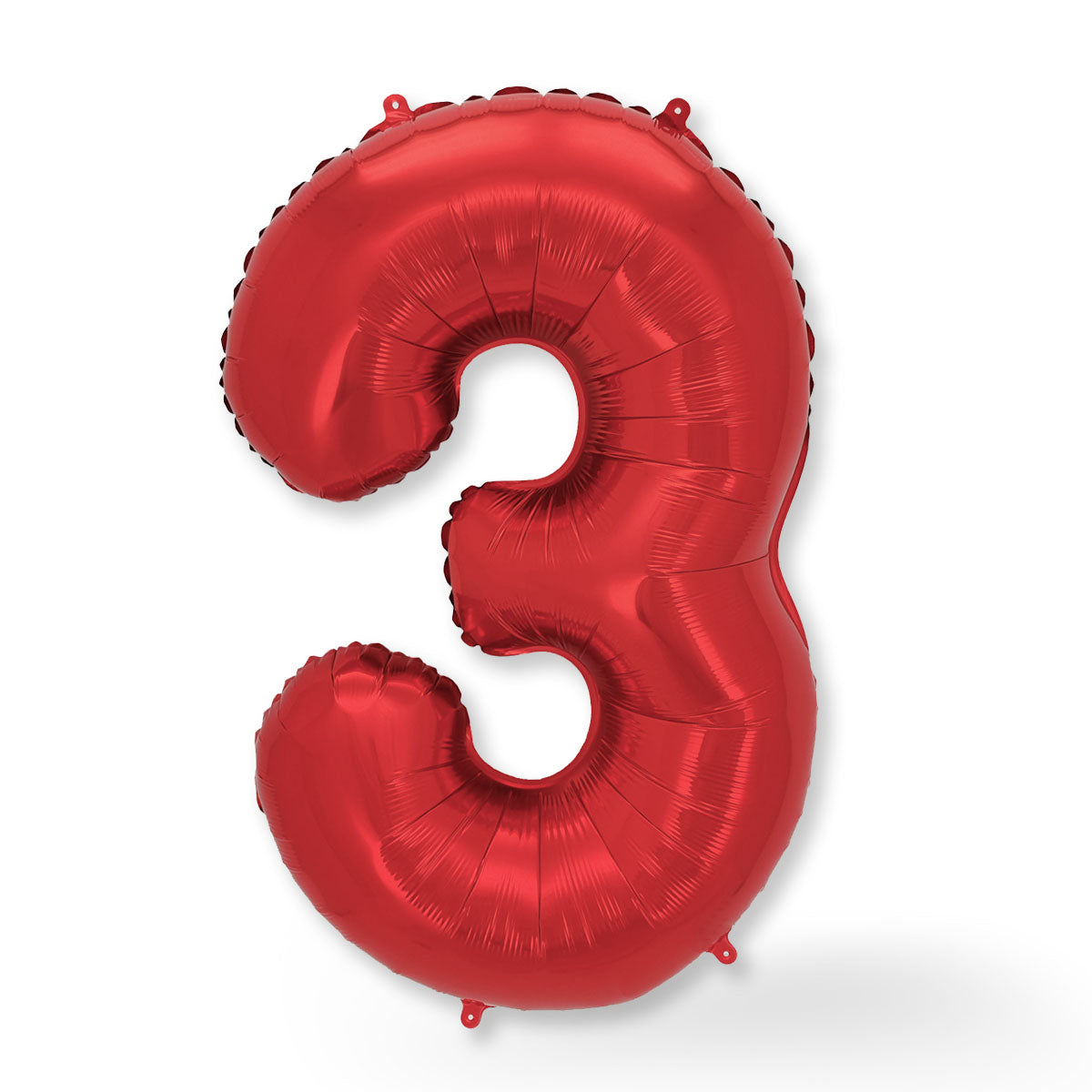 FUNXGO Folienballon - Zahl in Rot - 42 Zoll
