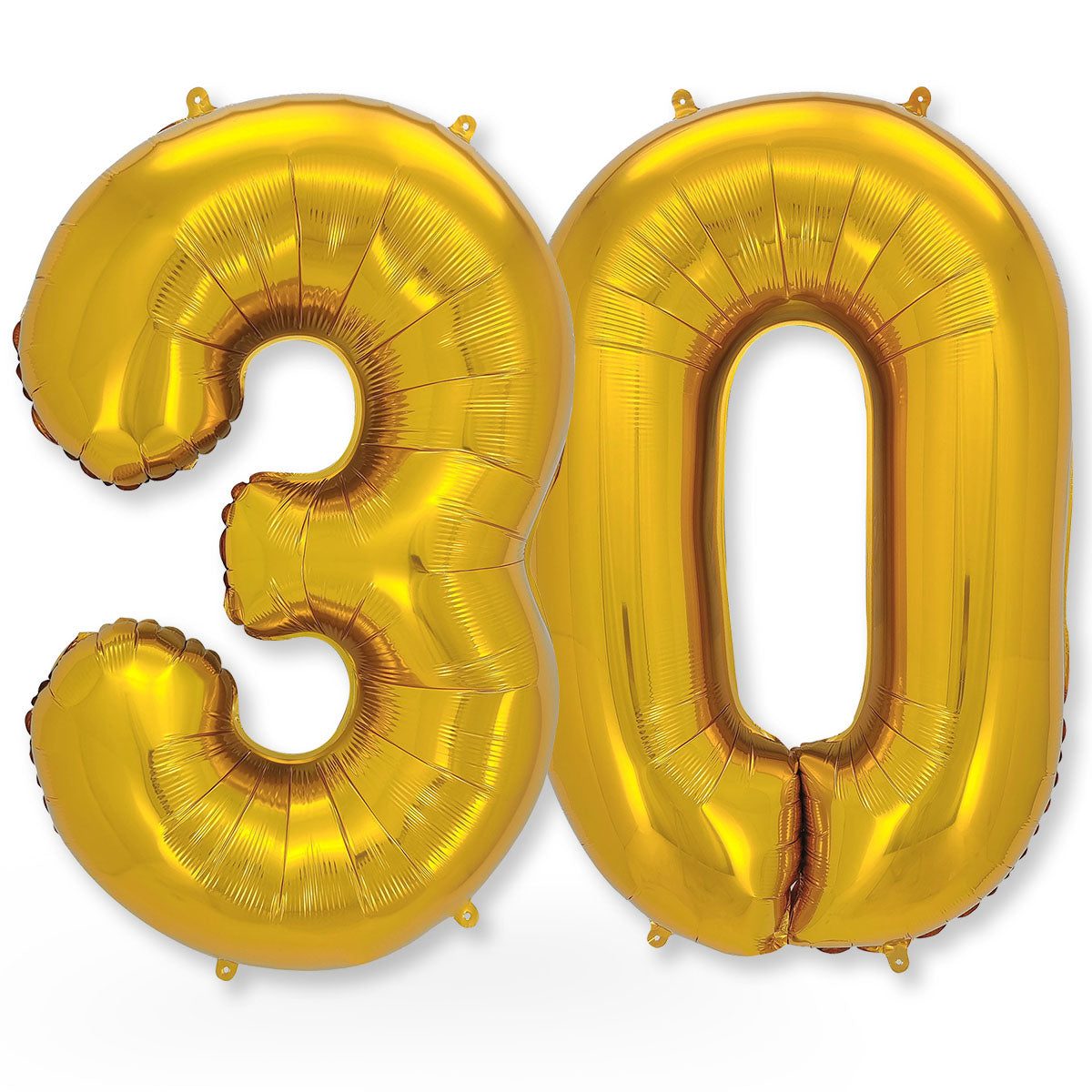 FUNXGO Folienballon - Zahl in Gold - 42 Zoll