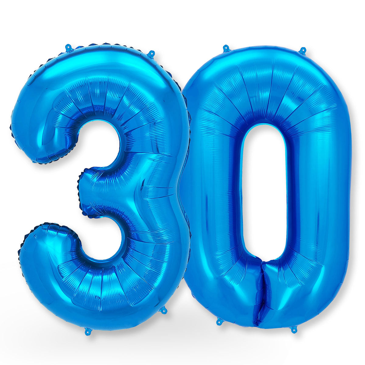 FUNXGO Folienballon - Zahl in Blau - 42 Zoll