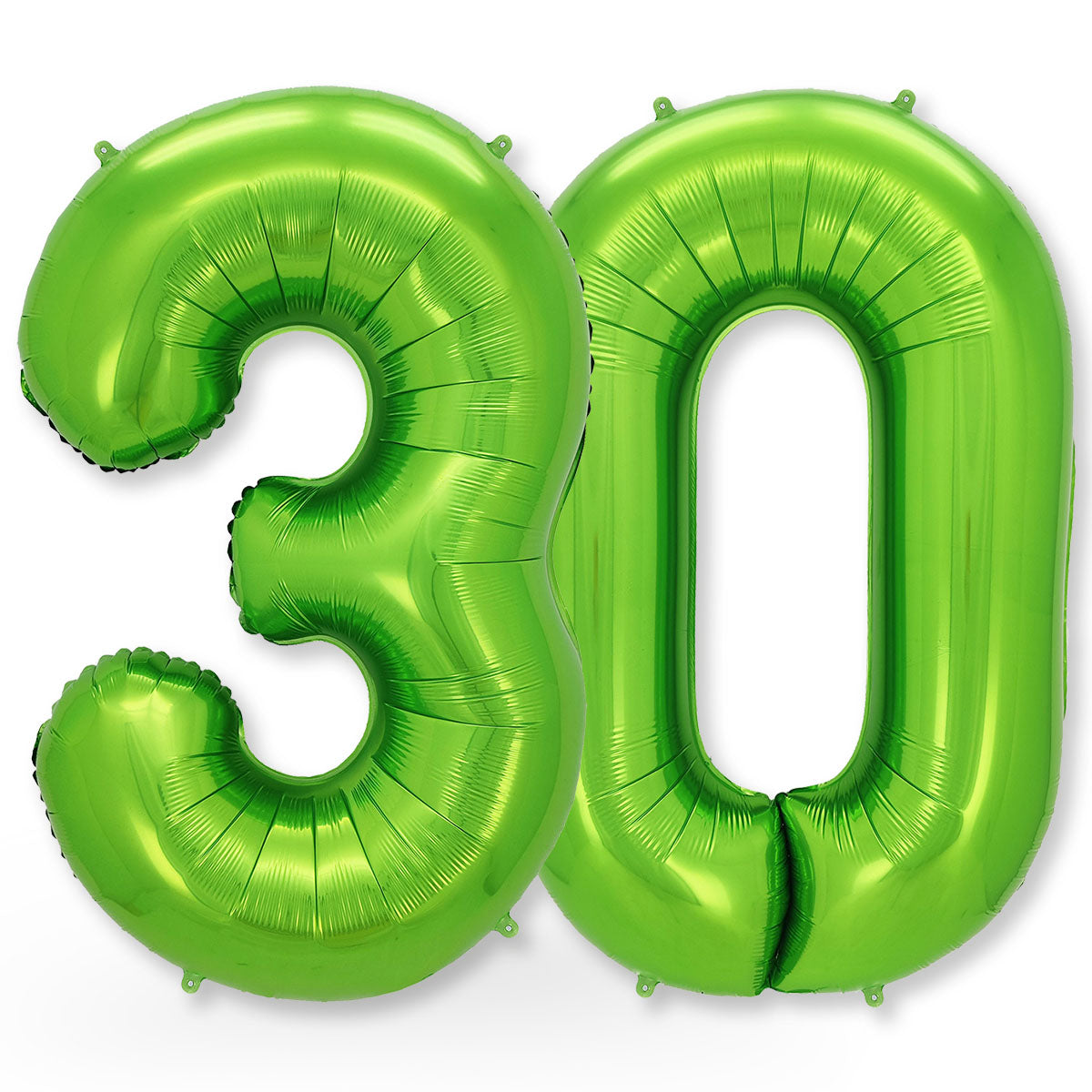 FUNXGO Folienballon - Zahl in Grün - 42 Zoll