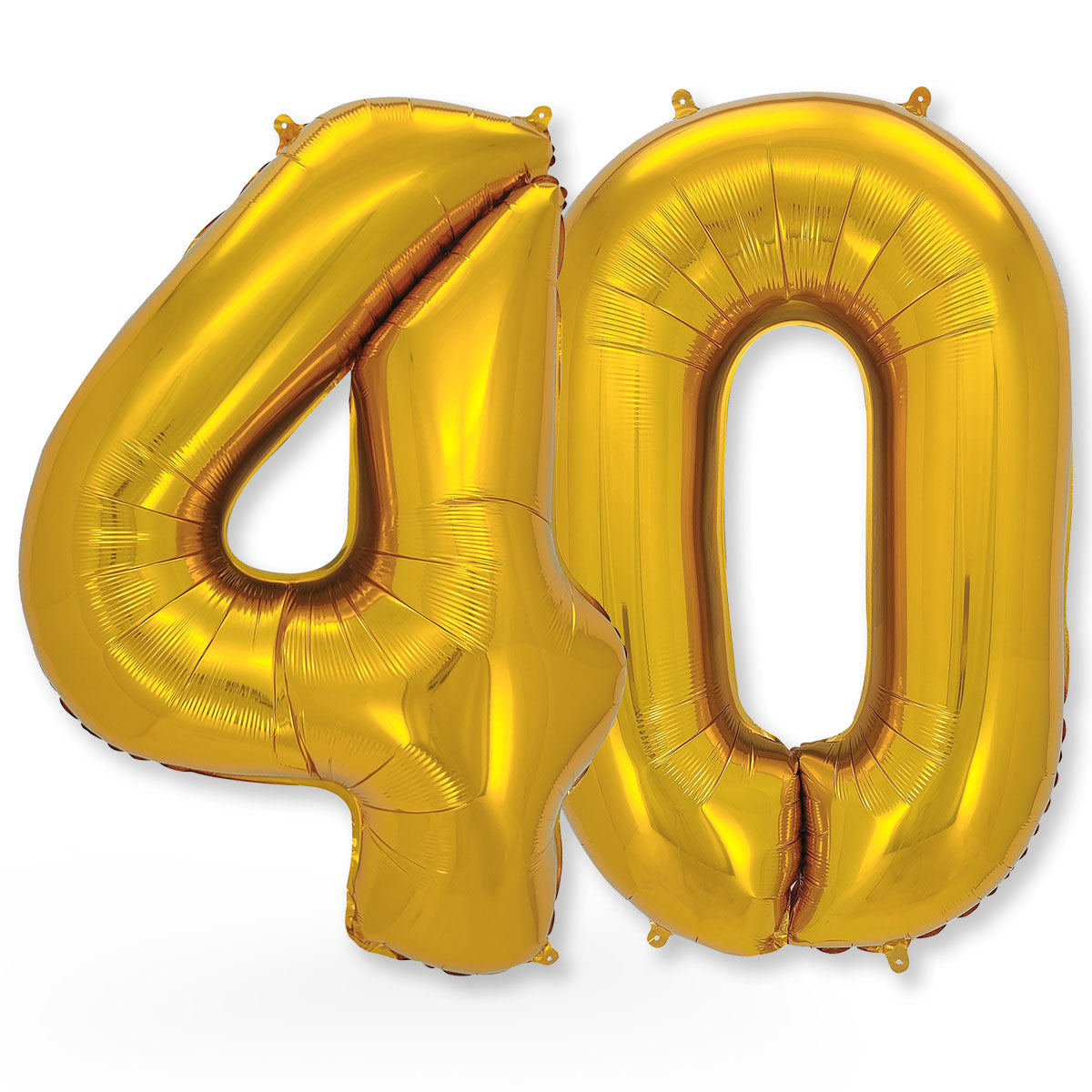 FUNXGO Folienballon - Zahl in Gold - 42 Zoll