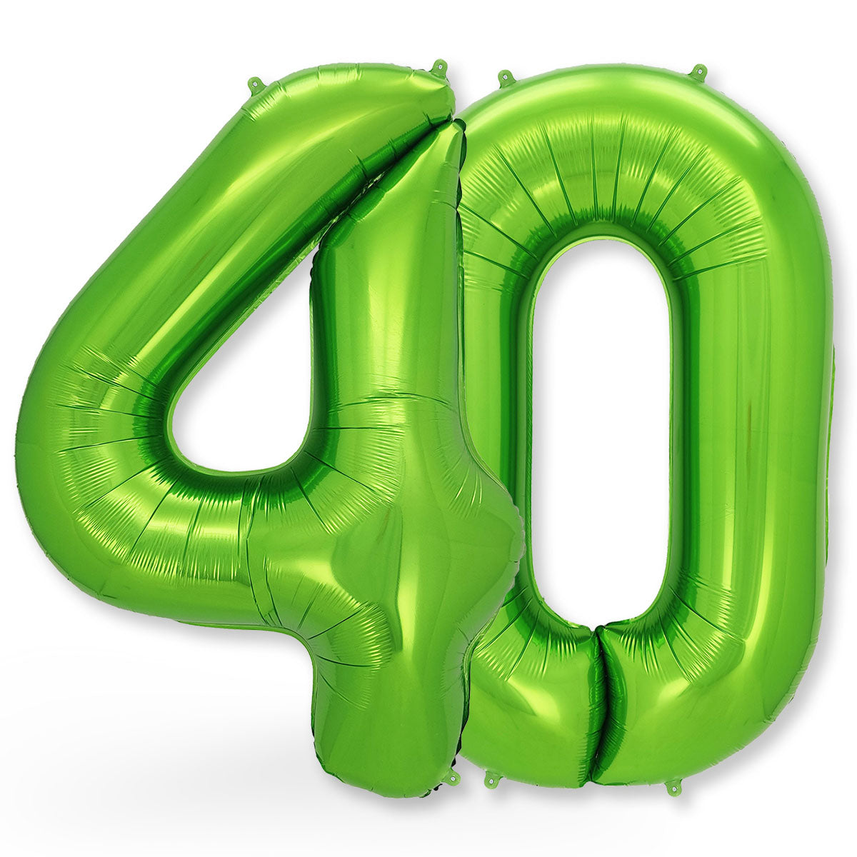 FUNXGO Folienballon - Zahl in Grün - 42 Zoll