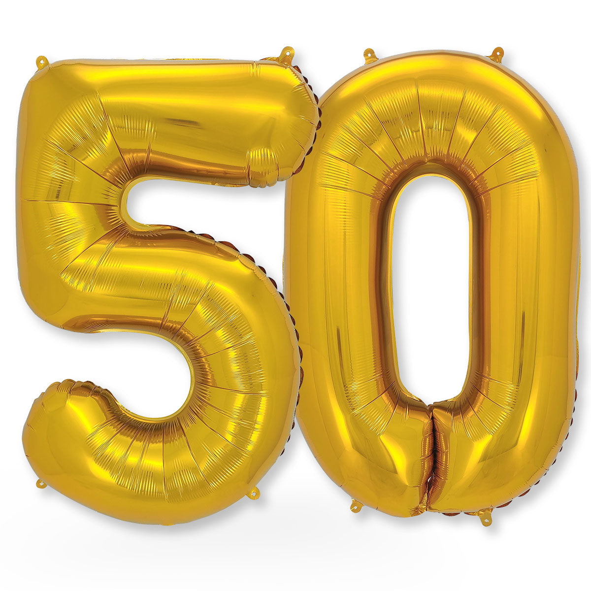 FUNXGO Folienballon - Zahl in Gold - 42 Zoll