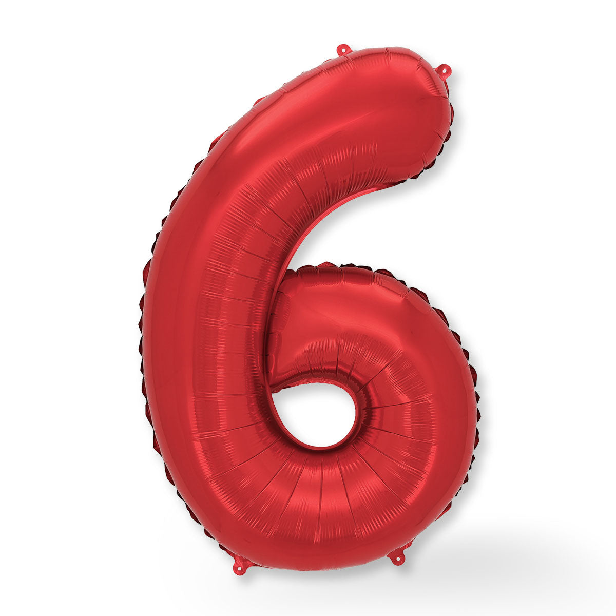 FUNXGO Folienballon - Zahl in Rot - 42 Zoll
