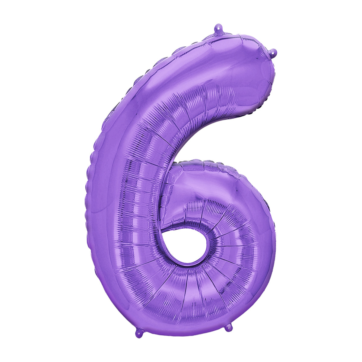 FUNXGO Folienballon - Zahl in Lila - 42 Zoll