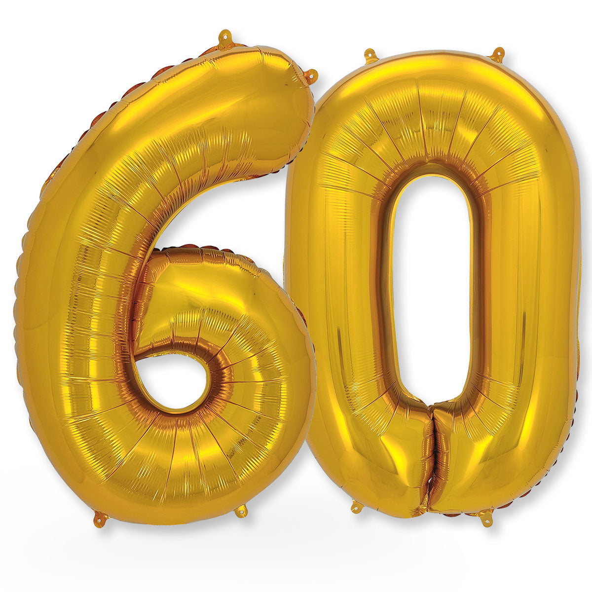 FUNXGO Folienballon - Zahl in Gold - 42 Zoll