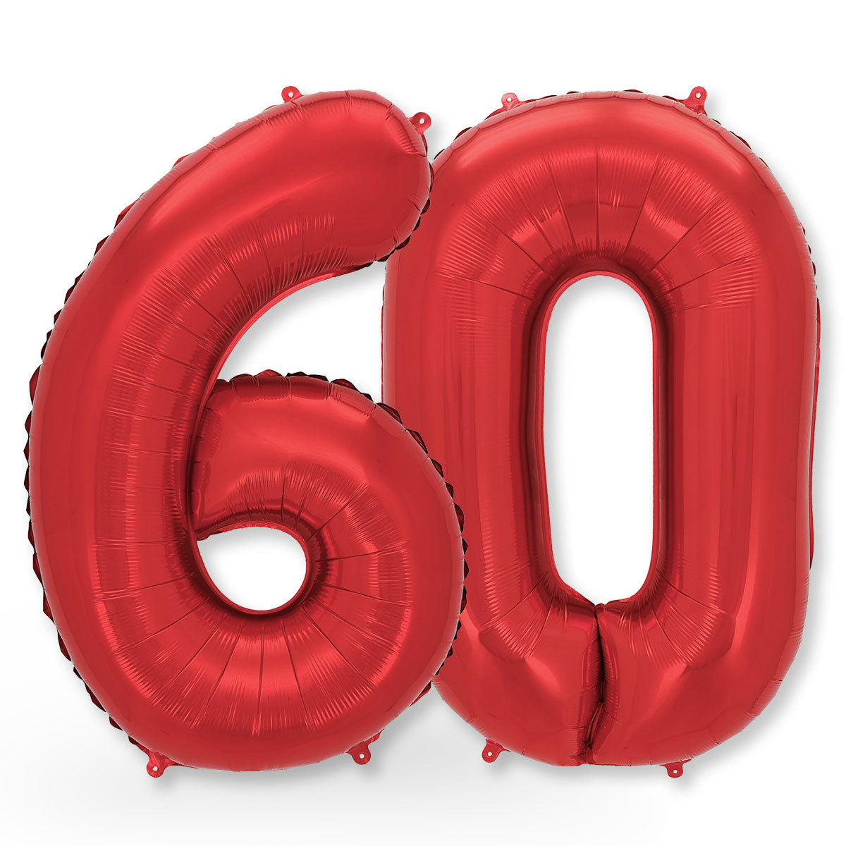 FUNXGO Folienballon - Zahl in Rot - 42 Zoll