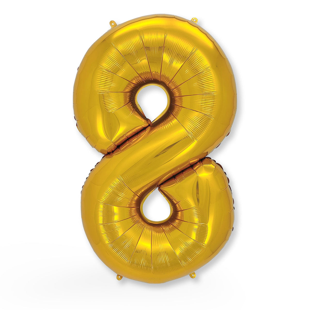 FUNXGO Folienballon - Zahl in Gold - 42 Zoll