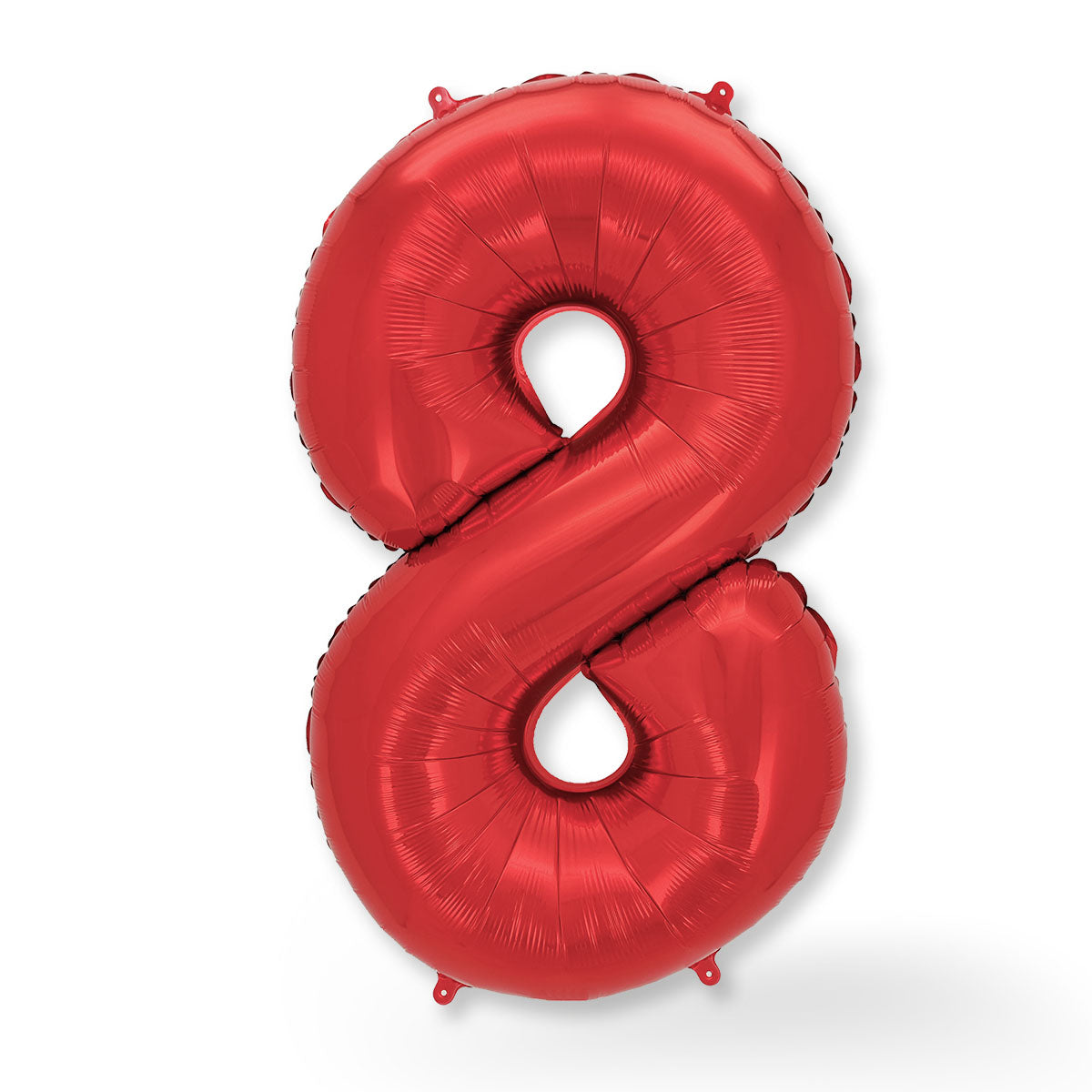 FUNXGO Folienballon - Zahl in Rot - 42 Zoll