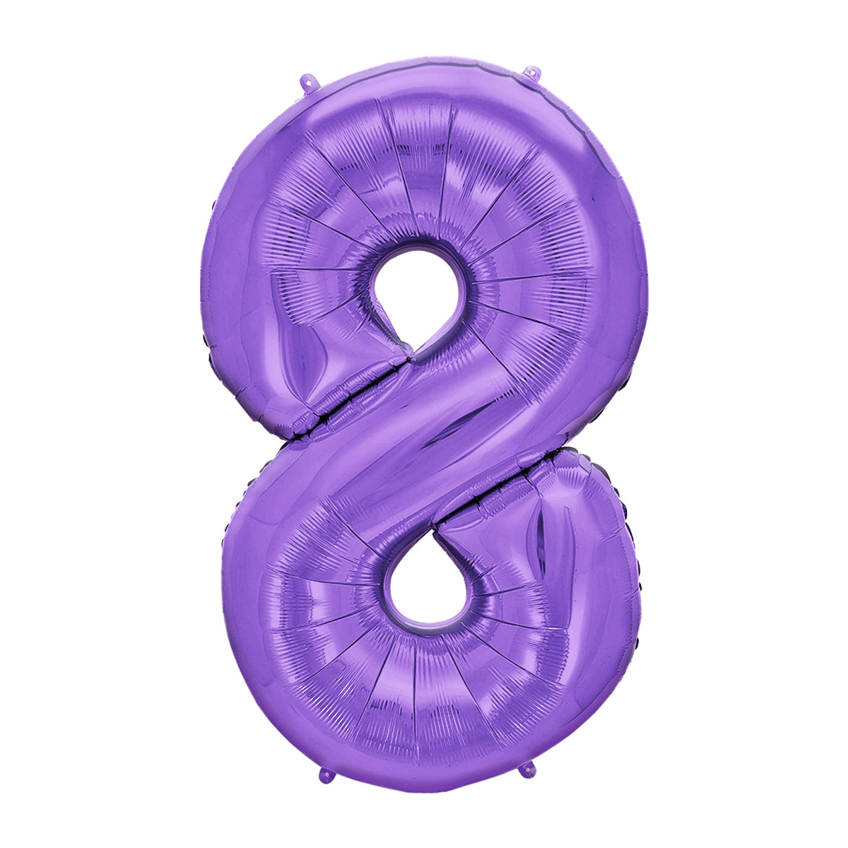 FUNXGO Folienballon - Zahl in Lila - 42 Zoll