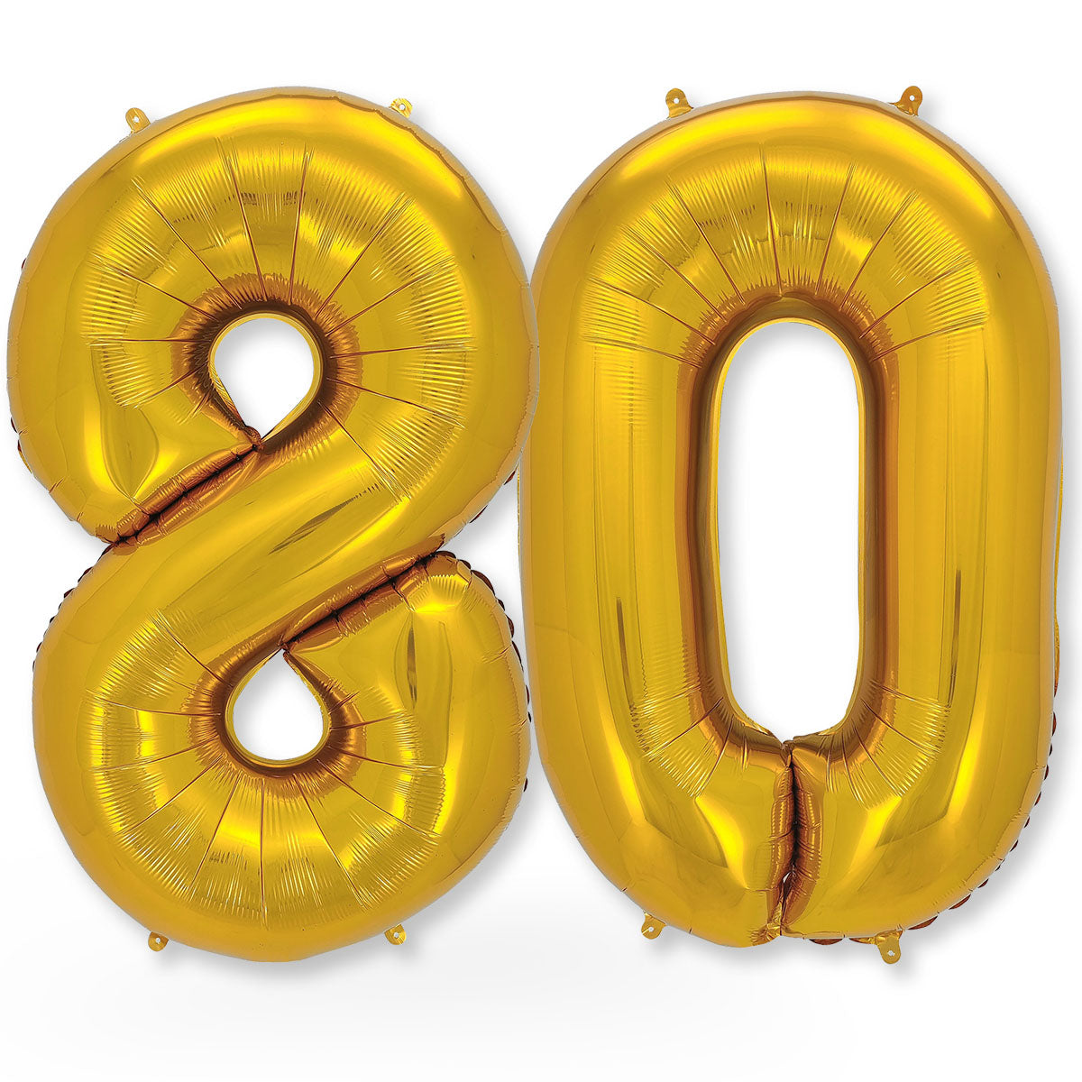 FUNXGO Folienballon - Zahl in Gold - 42 Zoll