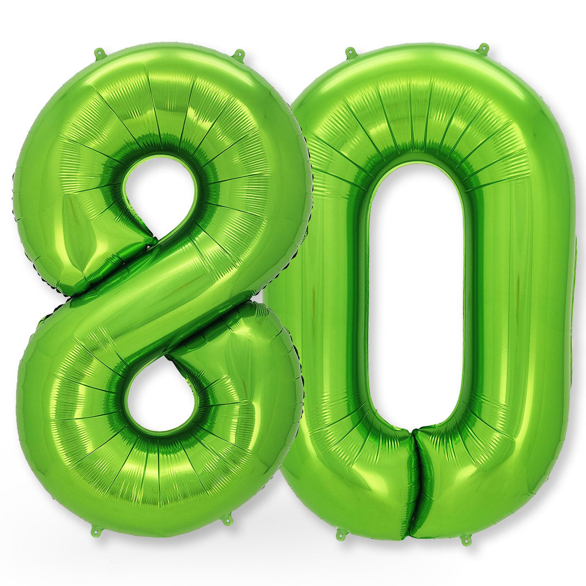 FUNXGO Folienballon - Zahl in Grün - 42 Zoll