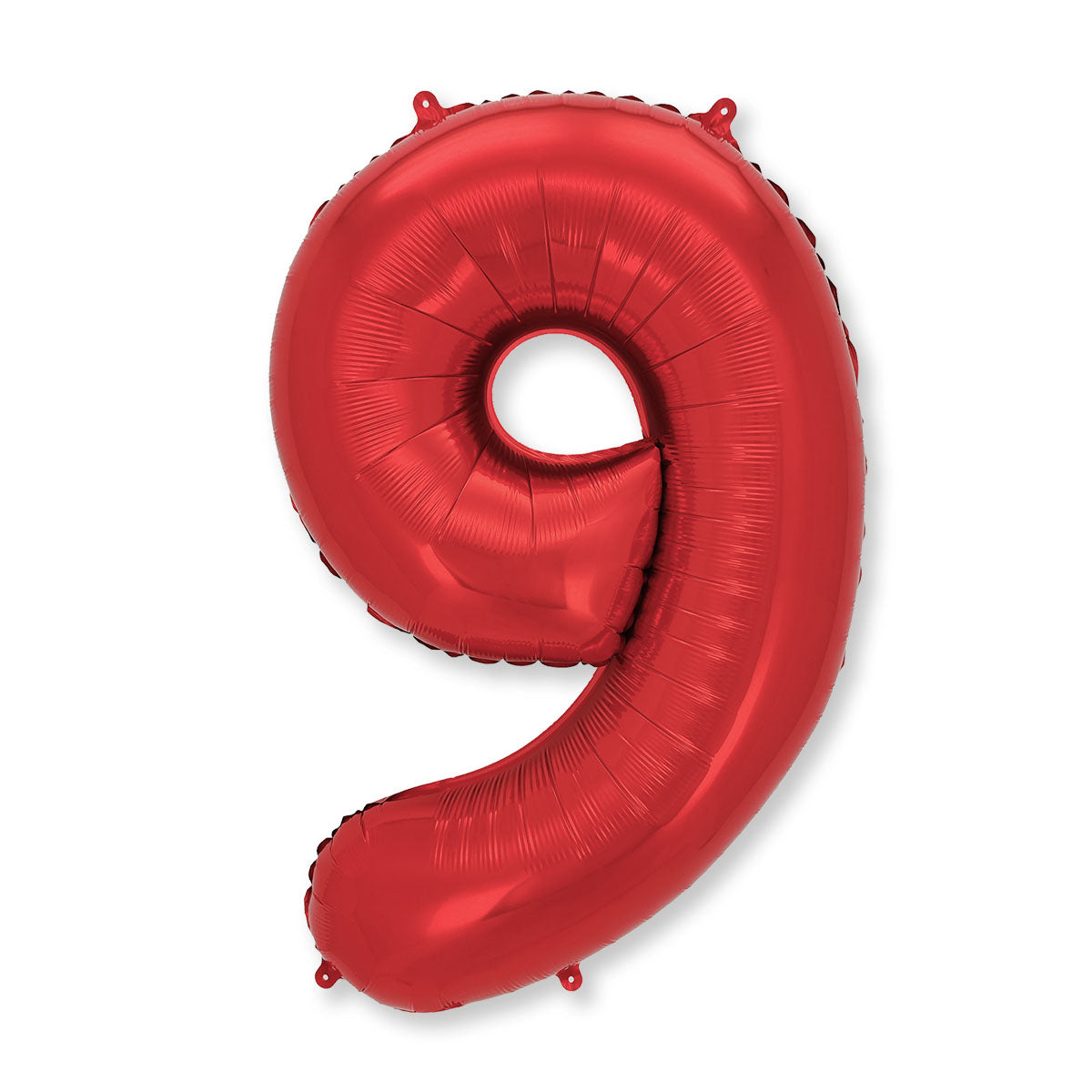 FUNXGO Folienballon - Zahl in Rot - 42 Zoll