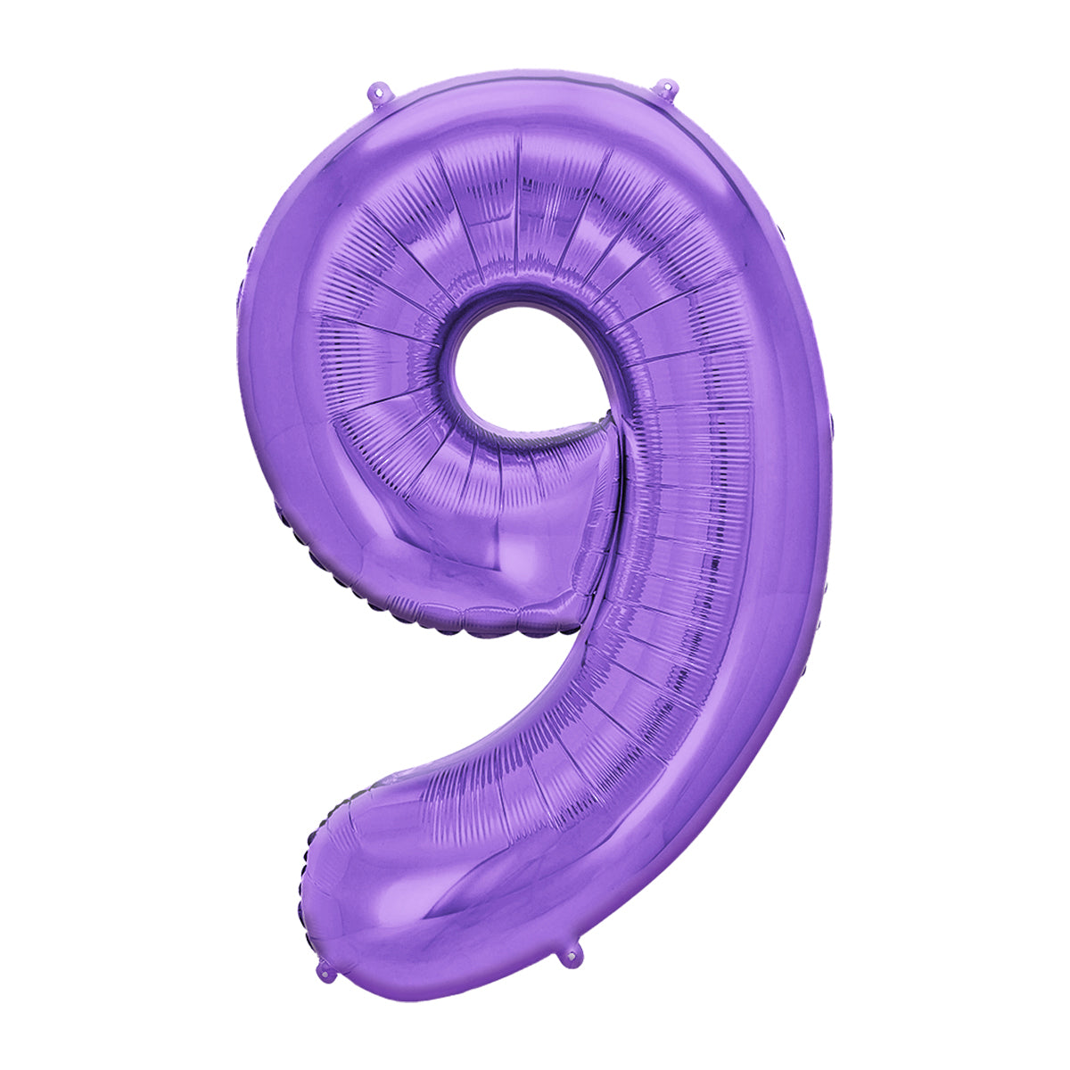 FUNXGO Folienballon - Zahl in Lila - 42 Zoll
