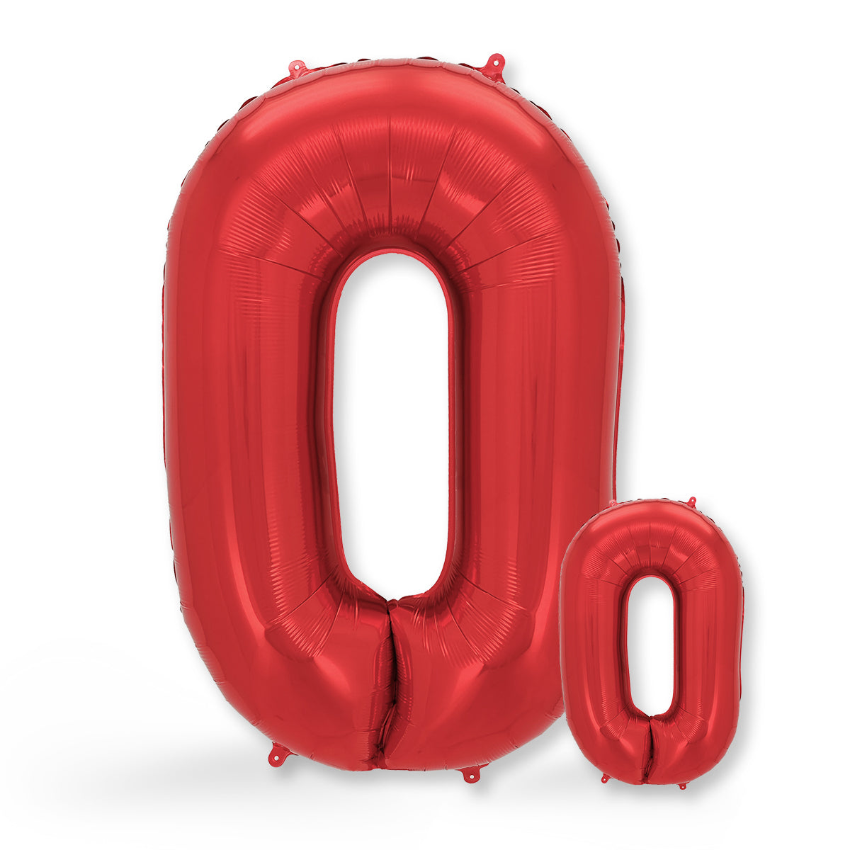 FUNXGO Folienballon - Zahl Set in Rot - 17 Zoll und 42 Zoll