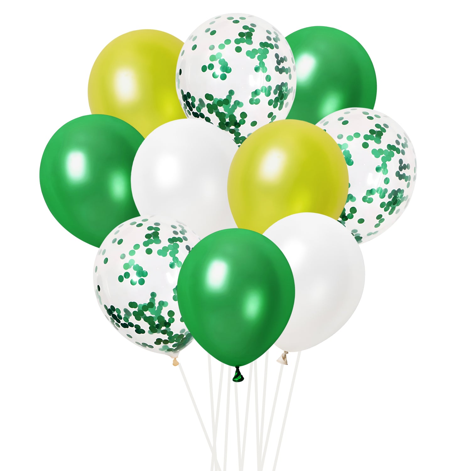 FUNXGO Konfetti Luftballons Set in mehreren Farben - 60 Stück