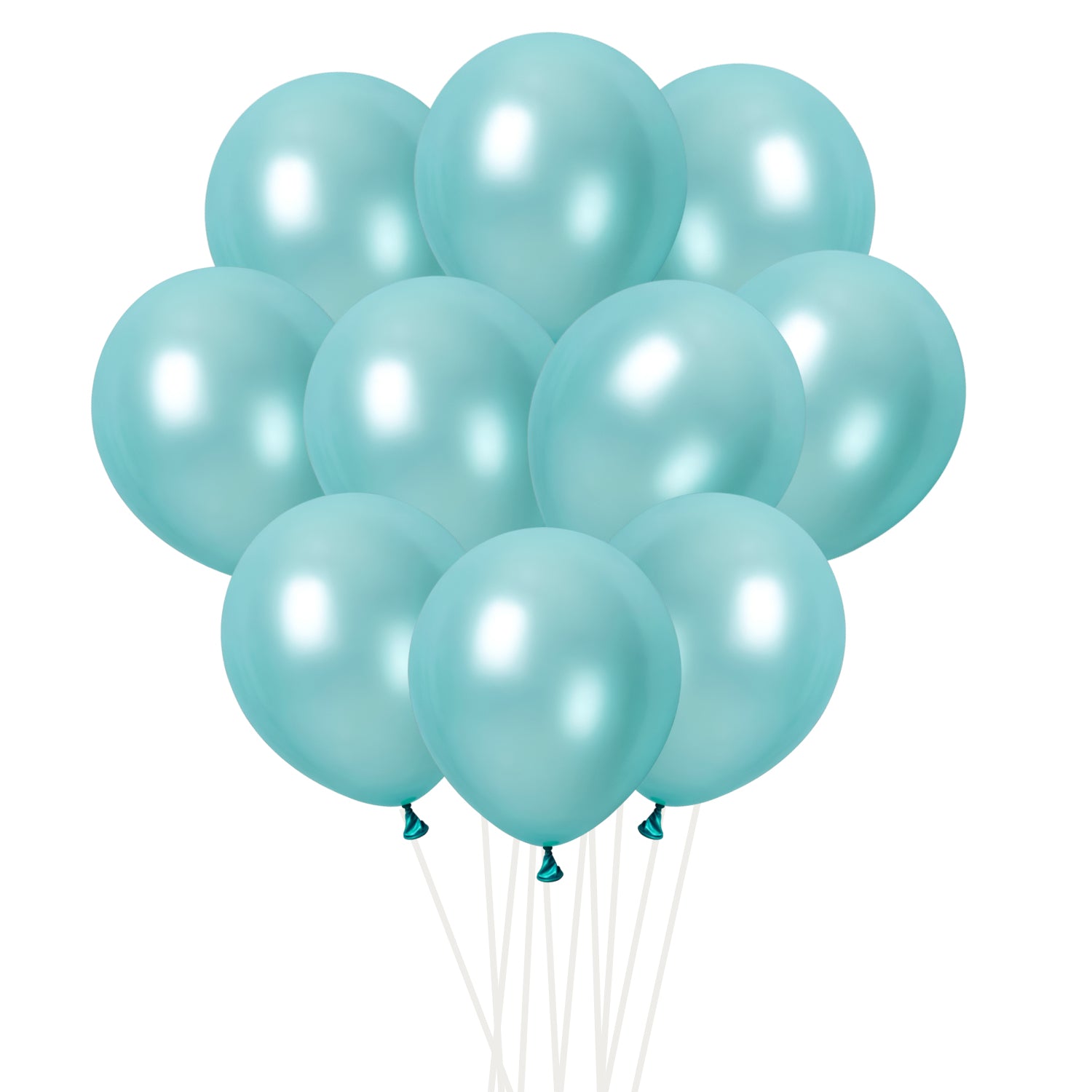 FUNXGO Luftballons Ø 30cm in Metallic-Farben - 50 Stück