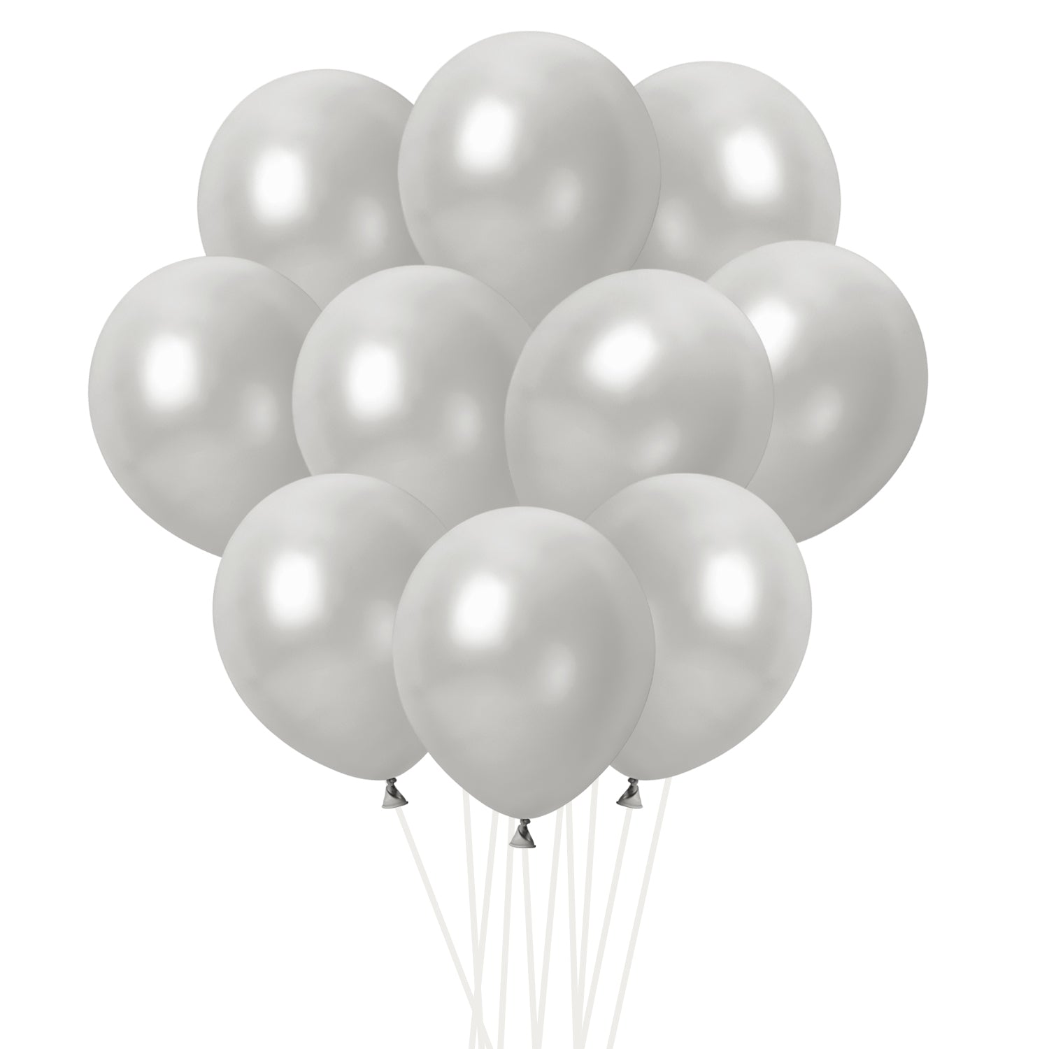 FUNXGO Luftballons Ø 30cm in Metallic-Farben - 50 Stück