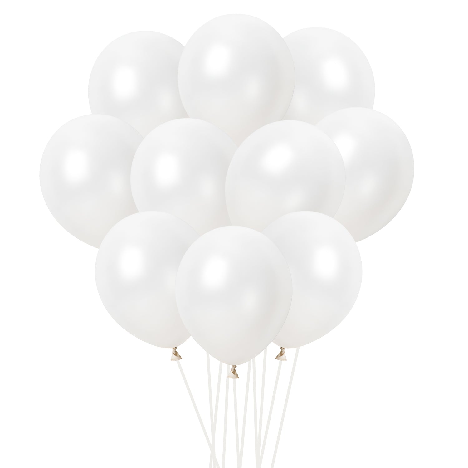 FUNXGO Luftballons Ø 30cm in Metallic-Farben - 50 Stück